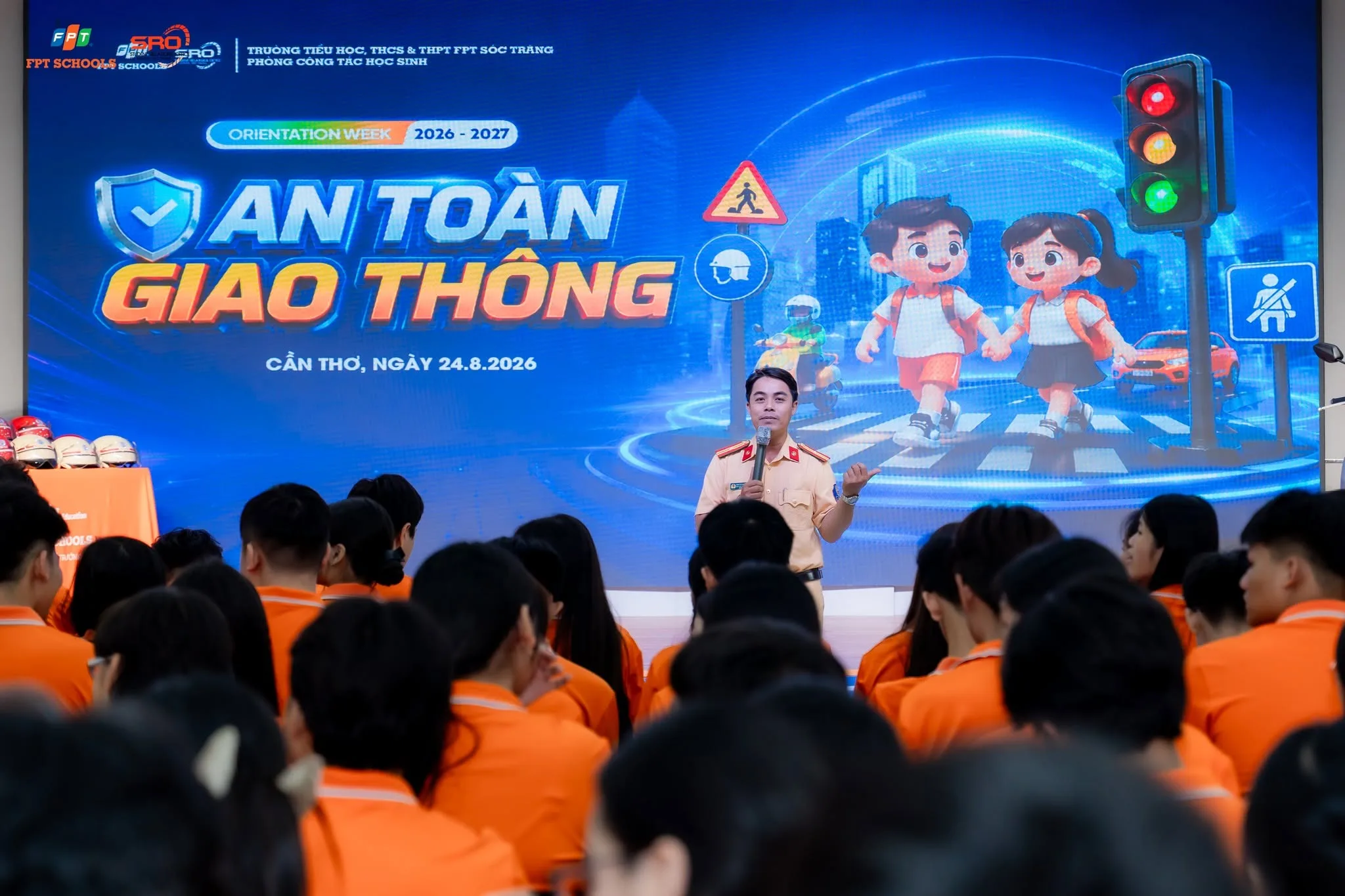 an toàn giao thông tại FPT School Sóc Trăng