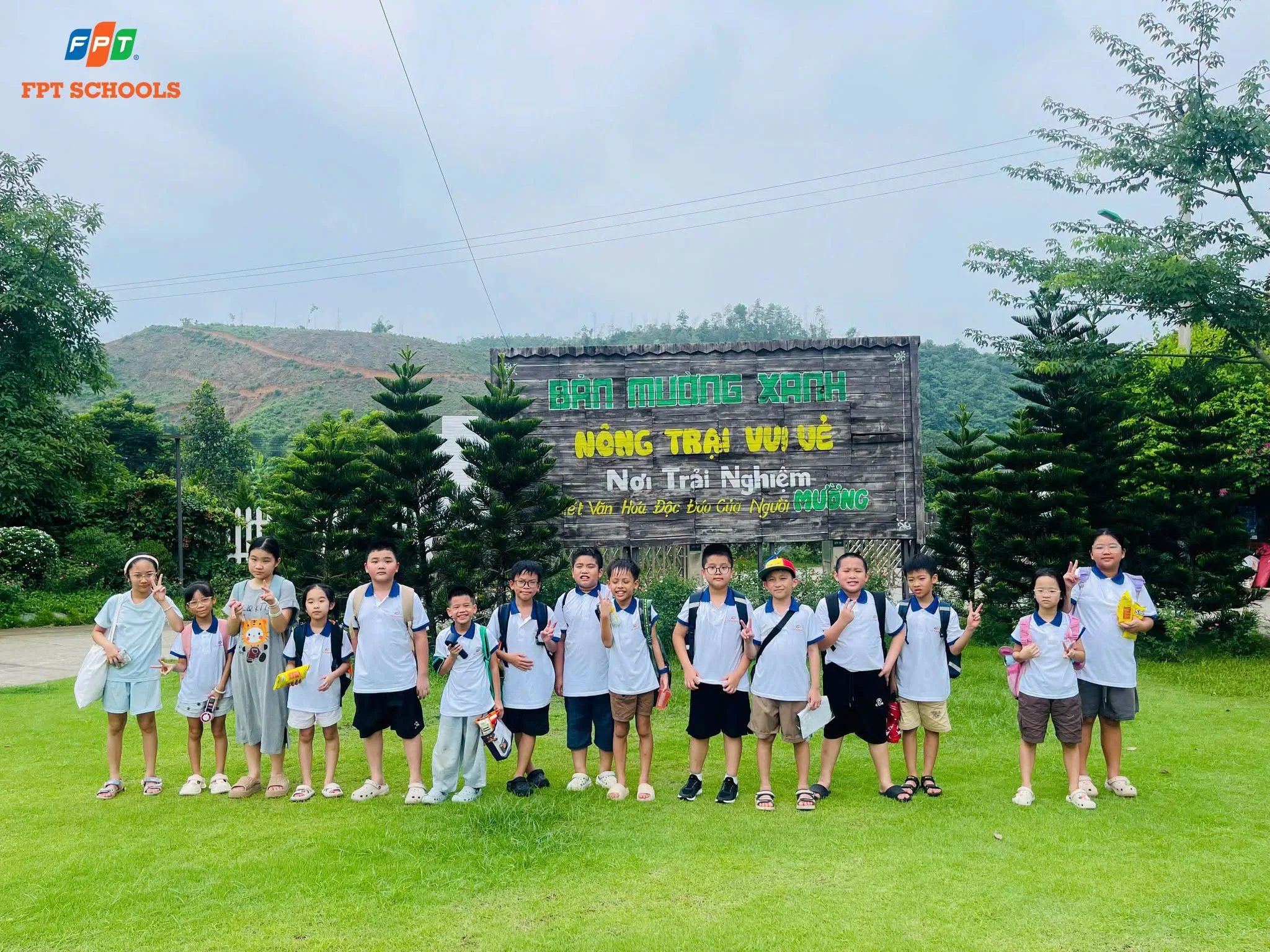 Chuyến dã ngoại cuối khóa đầy ắp tiếng cười tại Bản Mường Xanh của "trại viên" nhí FPT School Bắc Ninh | FPT Schools