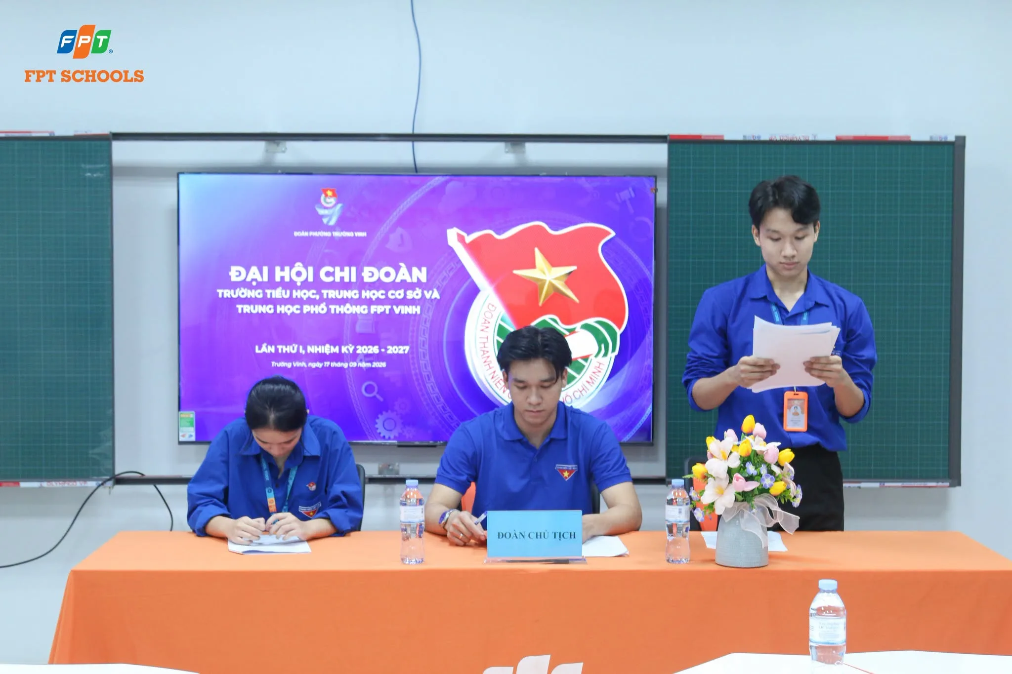 Đại hội Chi đoàn Trường Tiểu học, THCS và THPT FPT Vinh nhiệm kỳ 2026-2027 | FPT Schools