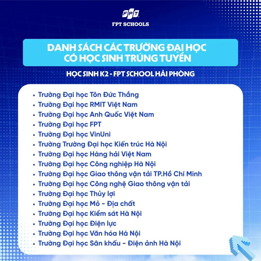 K2 FPT School Hải Phòng vươn ra biển lớn: Khẳng định bản lĩnh từ nền tảng giáo dục chất lượng | FPT Schools