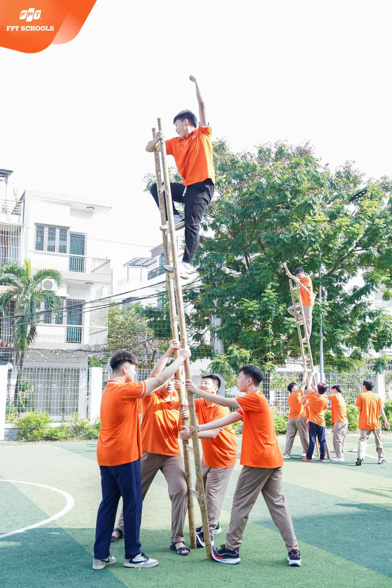 Không khí tập luyện sôi động tại FPT School Hải Phòng