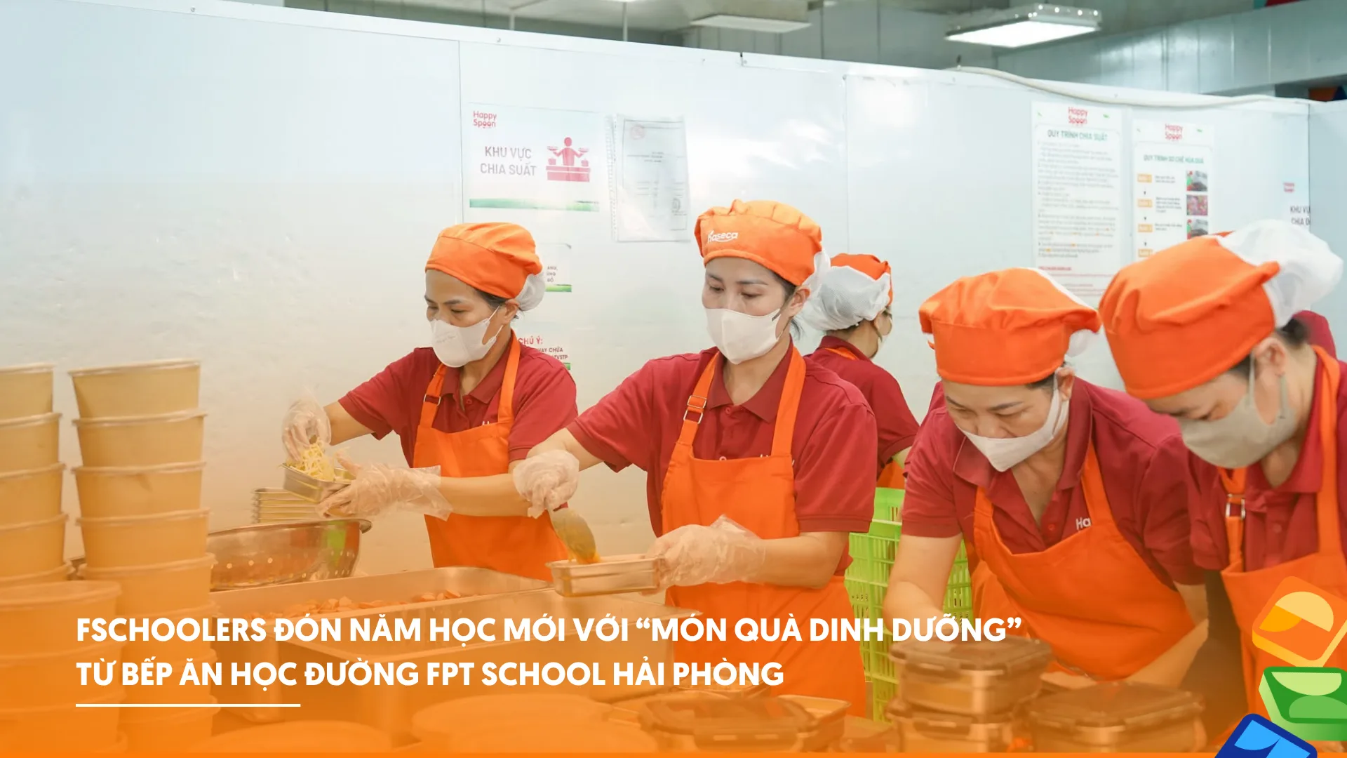 FPT School Hải Phòng trao món quà dinh dưỡng cho học sinh