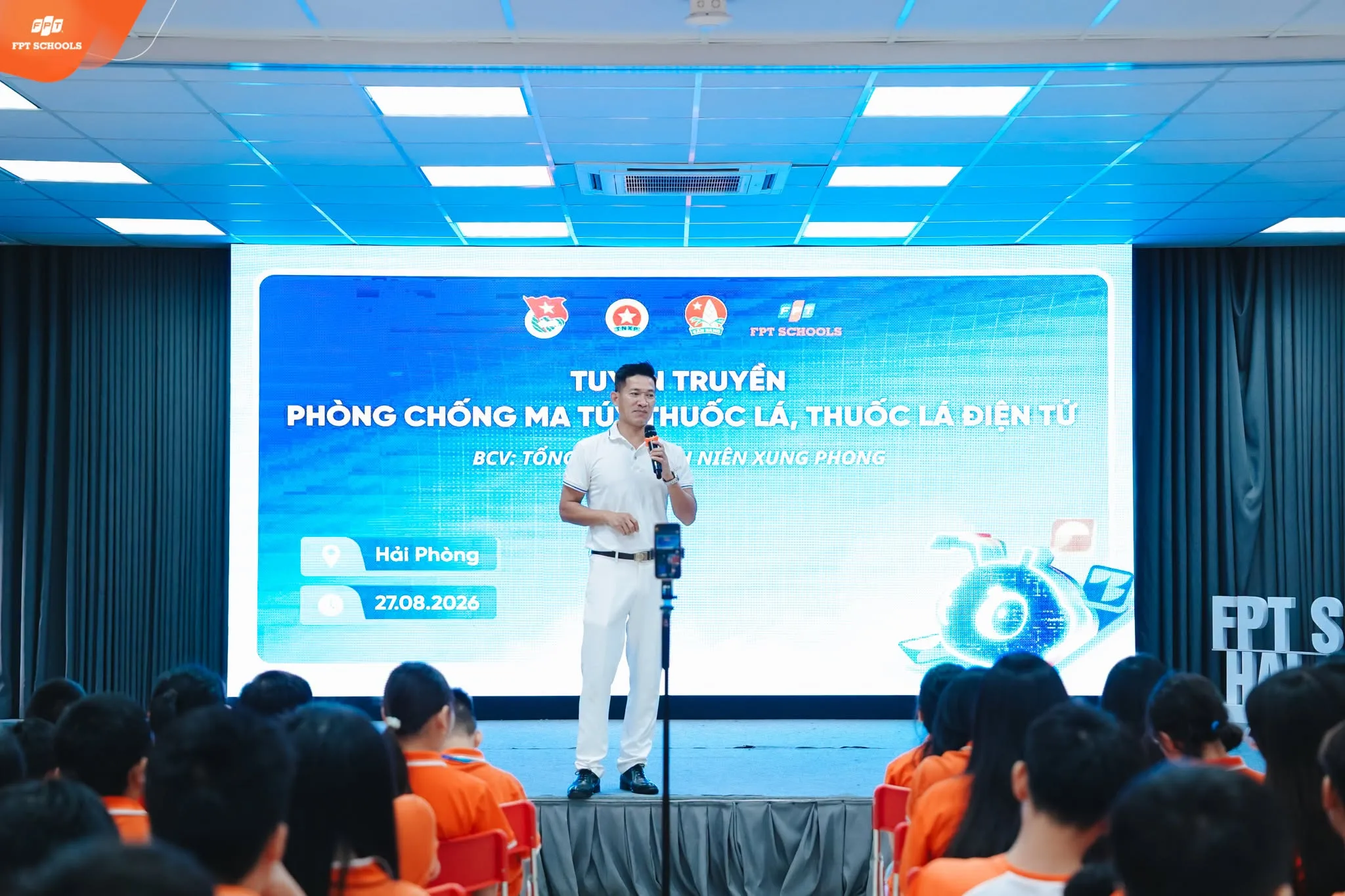 Học sinh FPT School Hải Phòng chủ động phòng chống ma túy học đường - FPT Education Học sinh FPT School Hải Phòng chủ động phòng chống ma túy học đường | FPT Schools
