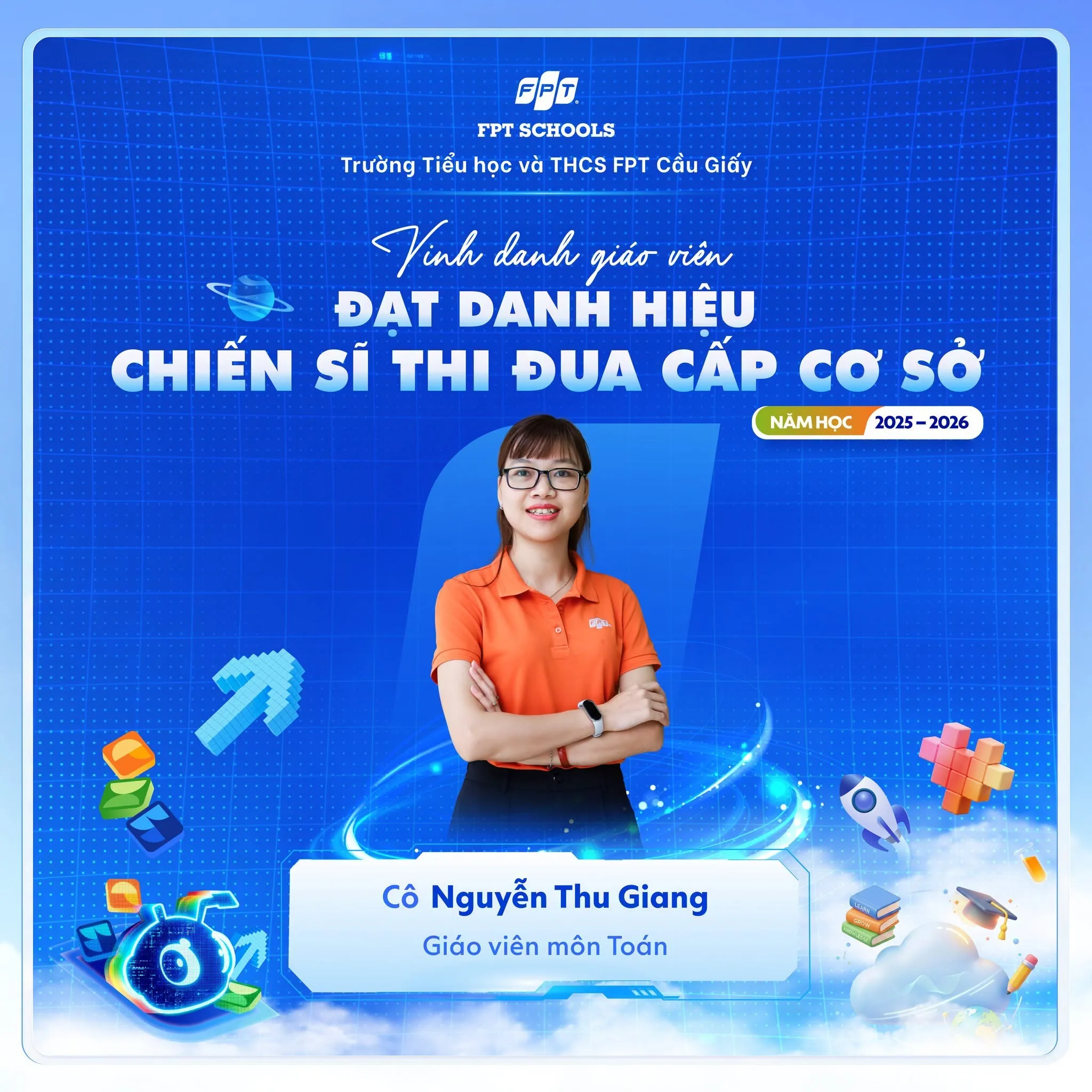 13 giáo viên FPT School Cầu Giấy đạt danh hiệu chiến sĩ thi đua cấp cơ sở  | FPT Schools
