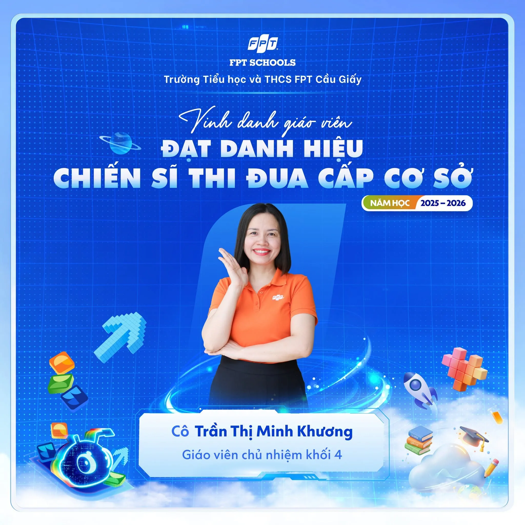 13 giáo viên FPT School Cầu Giấy đạt danh hiệu chiến sĩ thi đua cấp cơ sở  | FPT Schools