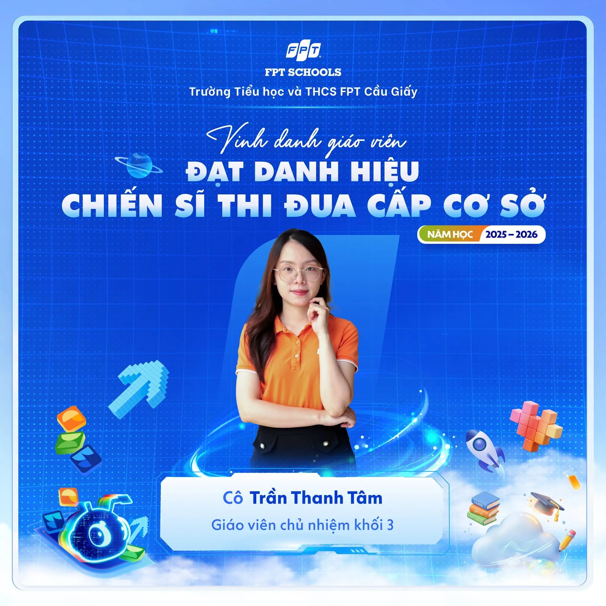 13 giáo viên FPT School Cầu Giấy đạt danh hiệu chiến sĩ thi đua cấp cơ sở  | FPT Schools