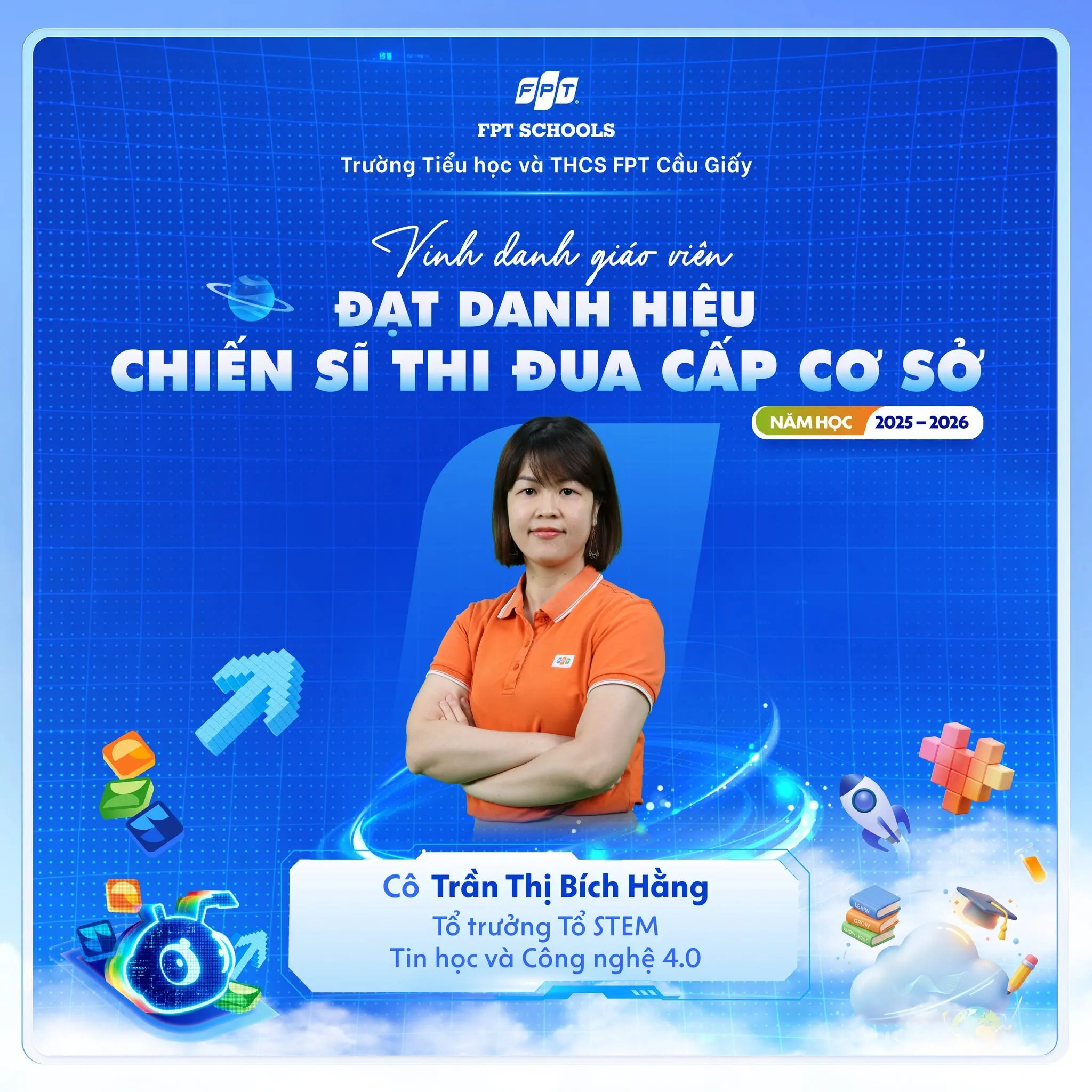 13 giáo viên FPT School Cầu Giấy đạt danh hiệu chiến sĩ thi đua cấp cơ sở  | FPT Schools