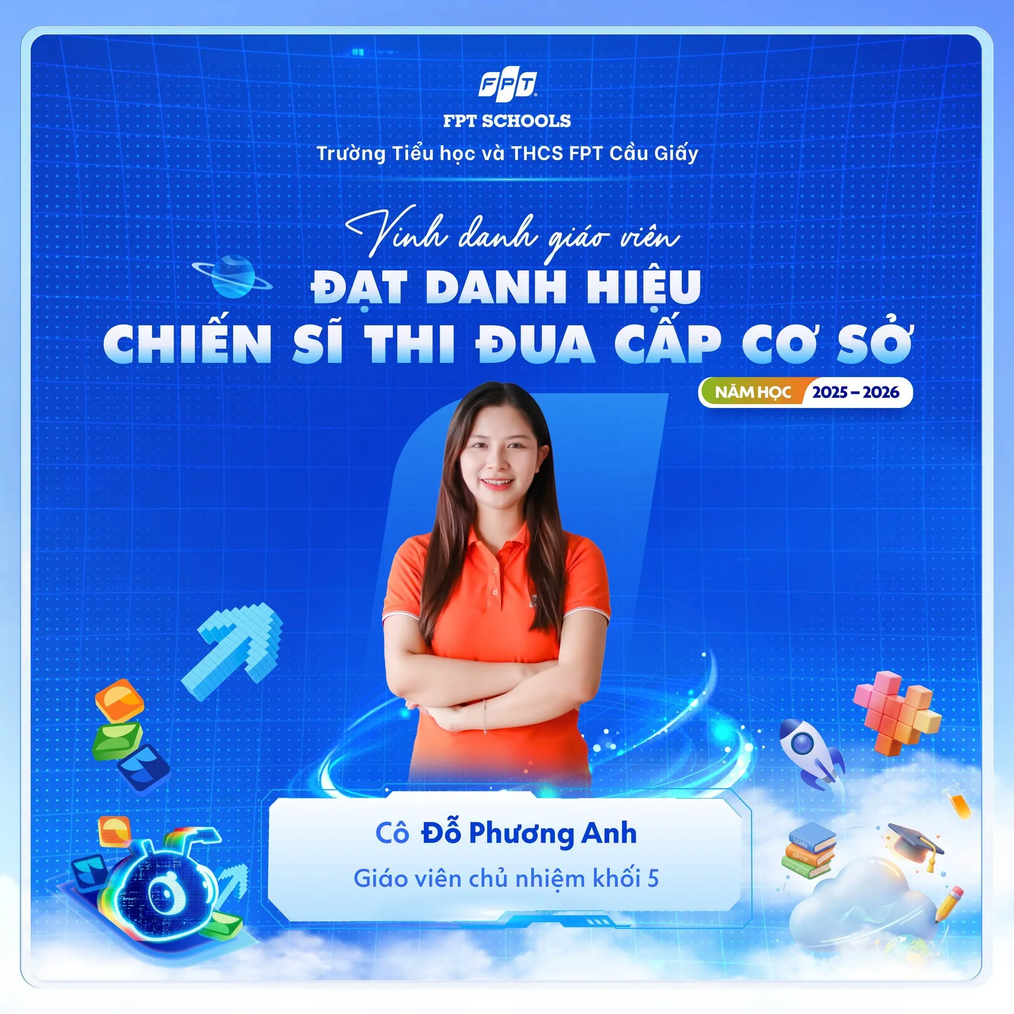 13 giáo viên FPT School Cầu Giấy đạt danh hiệu chiến sĩ thi đua cấp cơ sở  | FPT Schools