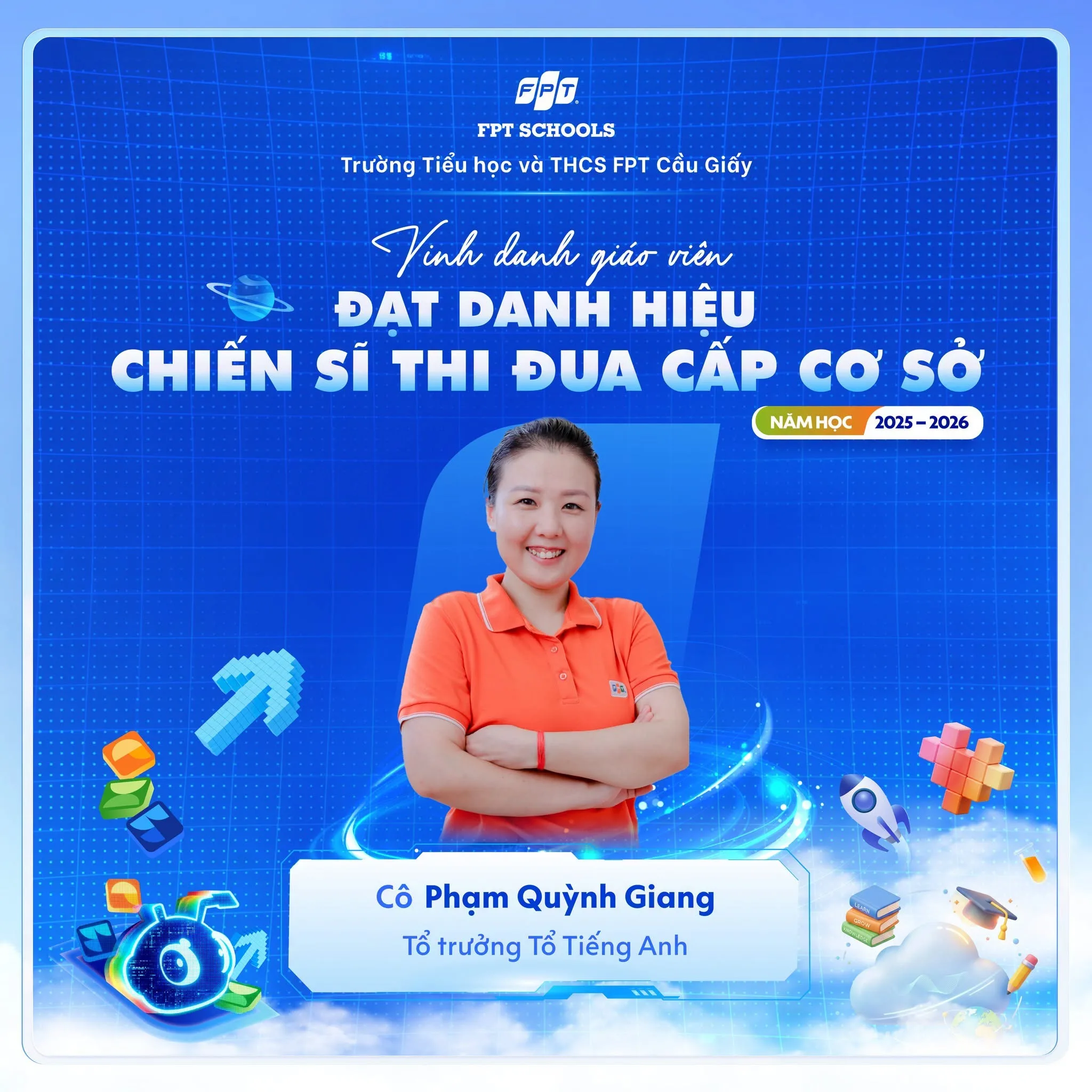 13 giáo viên FPT School Cầu Giấy đạt danh hiệu chiến sĩ thi đua cấp cơ sở  | FPT Schools