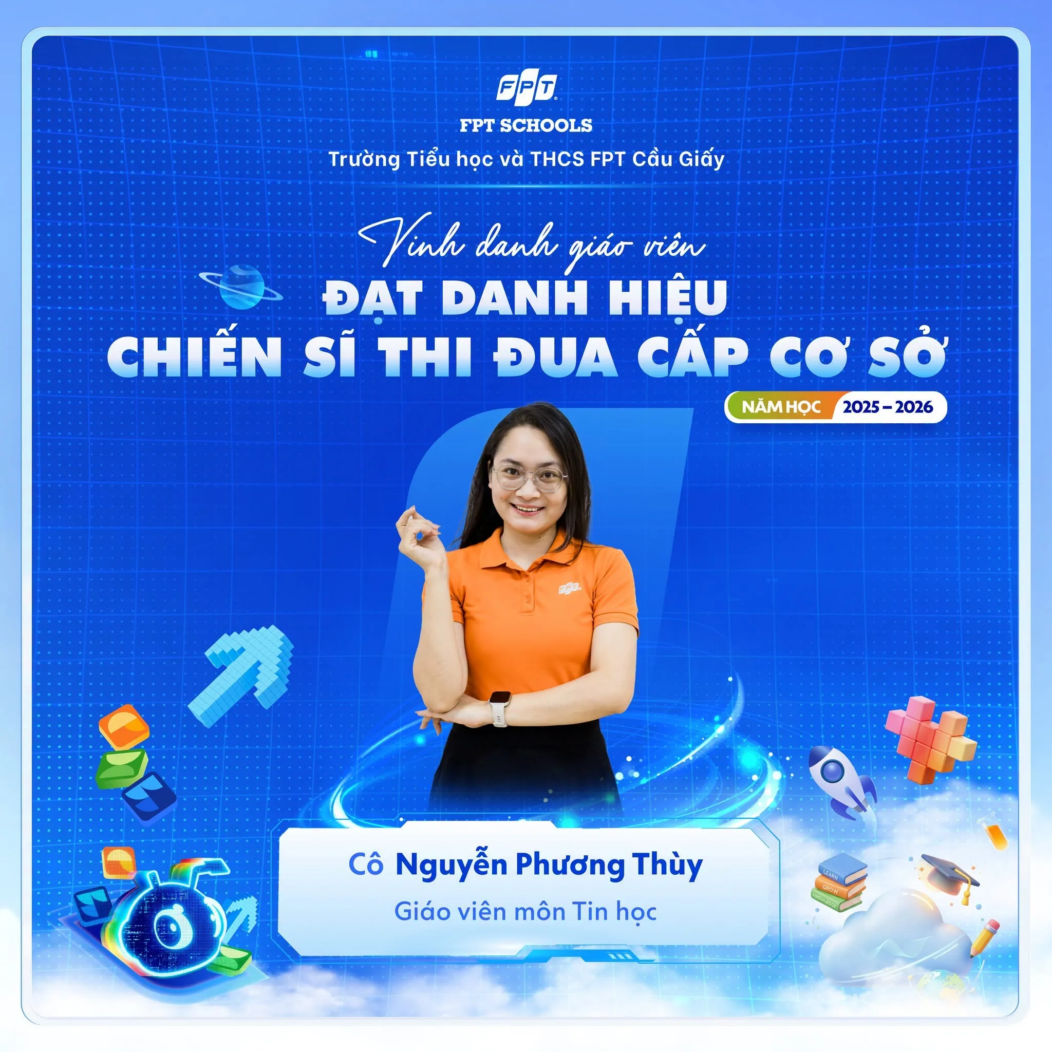 13 giáo viên FPT School Cầu Giấy đạt danh hiệu chiến sĩ thi đua cấp cơ sở  | FPT Schools