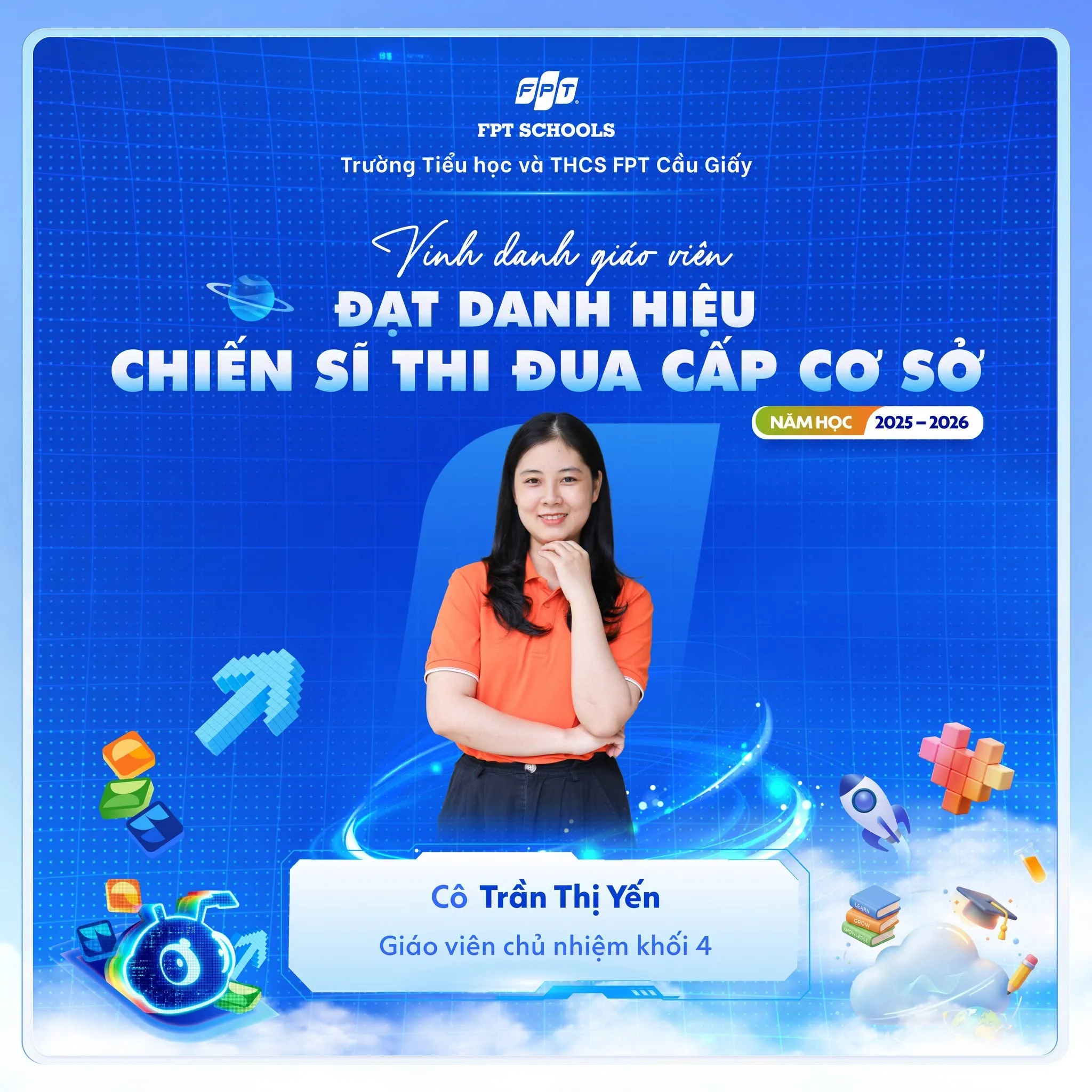13 giáo viên FPT School Cầu Giấy đạt danh hiệu chiến sĩ thi đua cấp cơ sở  | FPT Schools