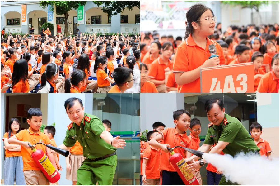 Tập huấn PCCC & CNCH tại FPT School Cầu Giấy 
