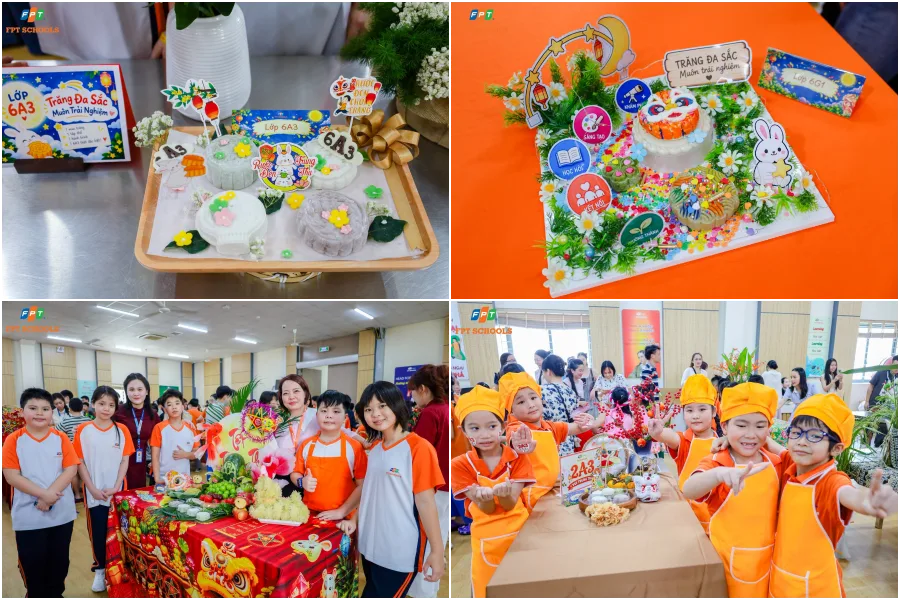 Học sinh FPT School Cầu Giấy làm bánh trung thu 