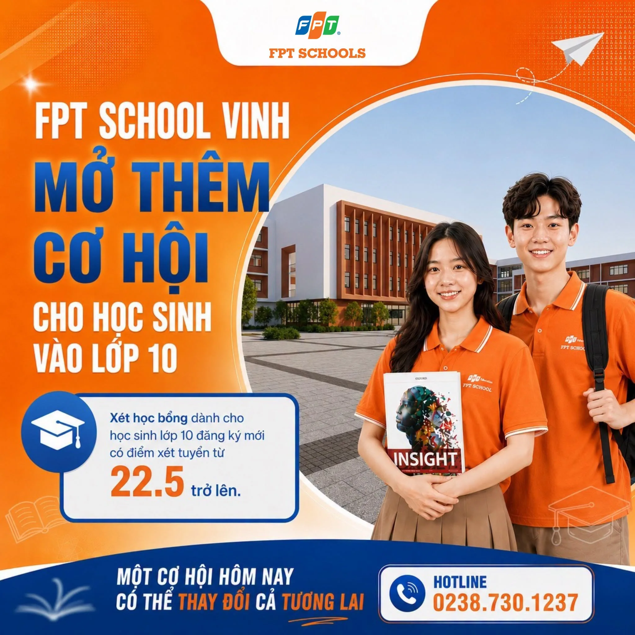 FPT School Vinh mở thêm cơ hội cho học sinh lớp 10 | FPT Schools