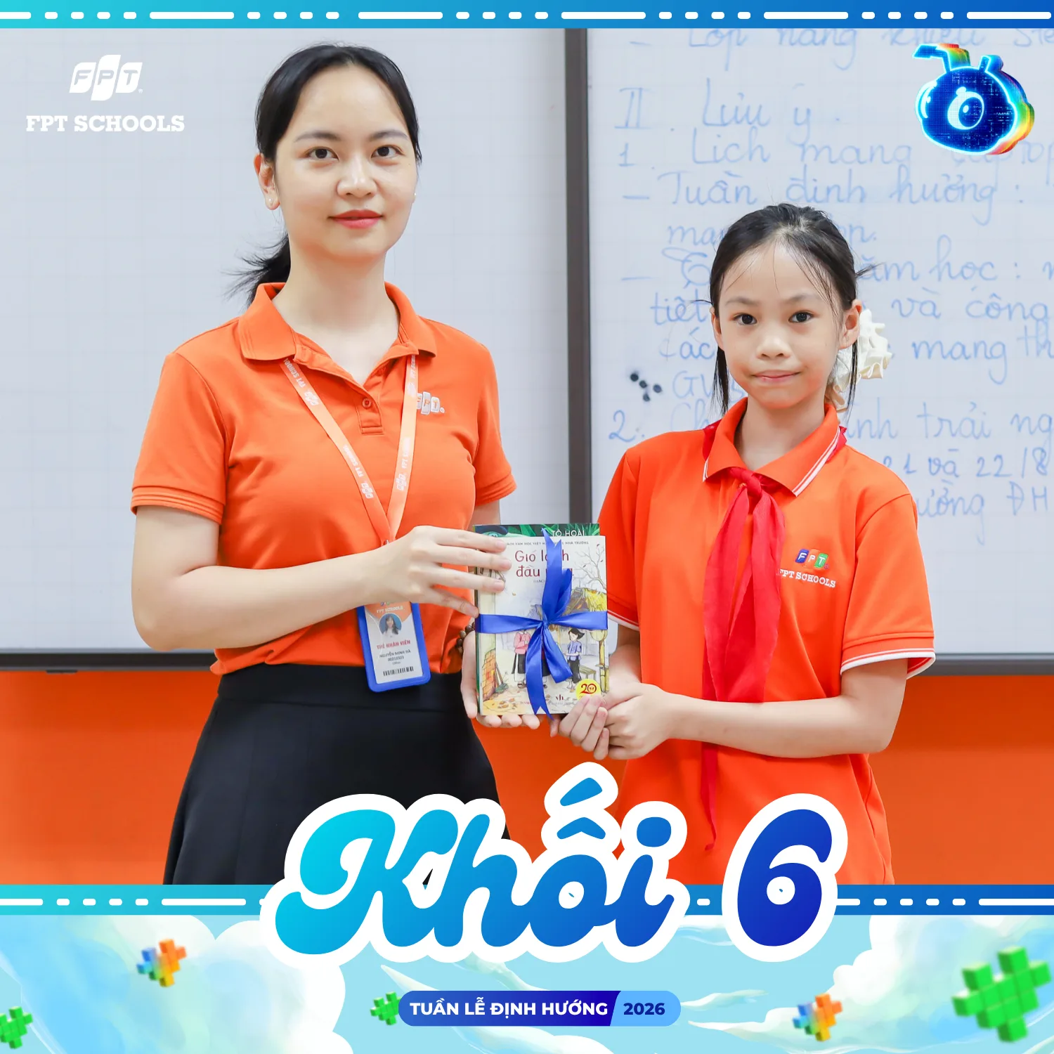 Tặng sách đầu năm học, nuôi dưỡng ước mơ cho các FPTers khối 1 và khối 6  | FPT Schools