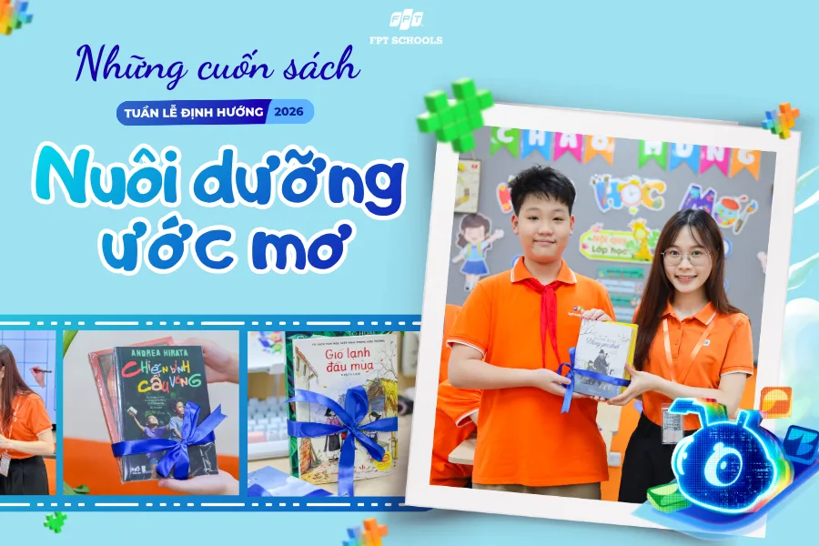 Tặng sách đầu năm học, nuôi dưỡng ước mơ cho các FPTers khối 1 và khối 6  | FPT Schools
