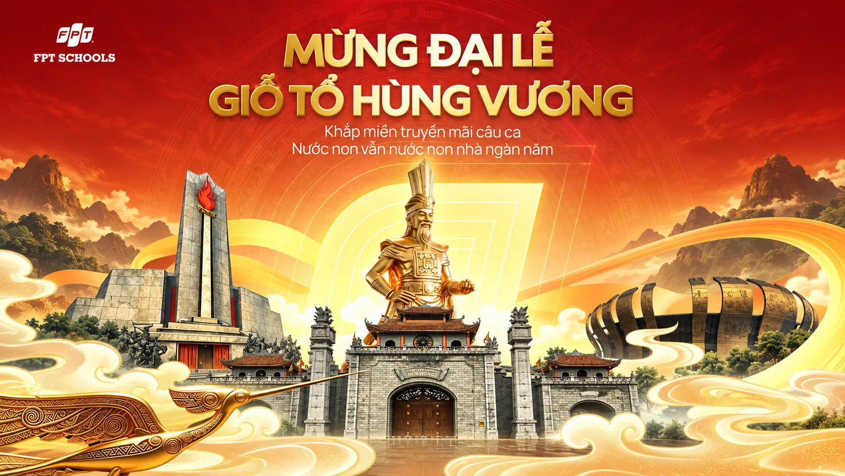 FPT School Bắc Ninh hướng về ngày Giỗ Tổ Hùng Vương | FPT Schools