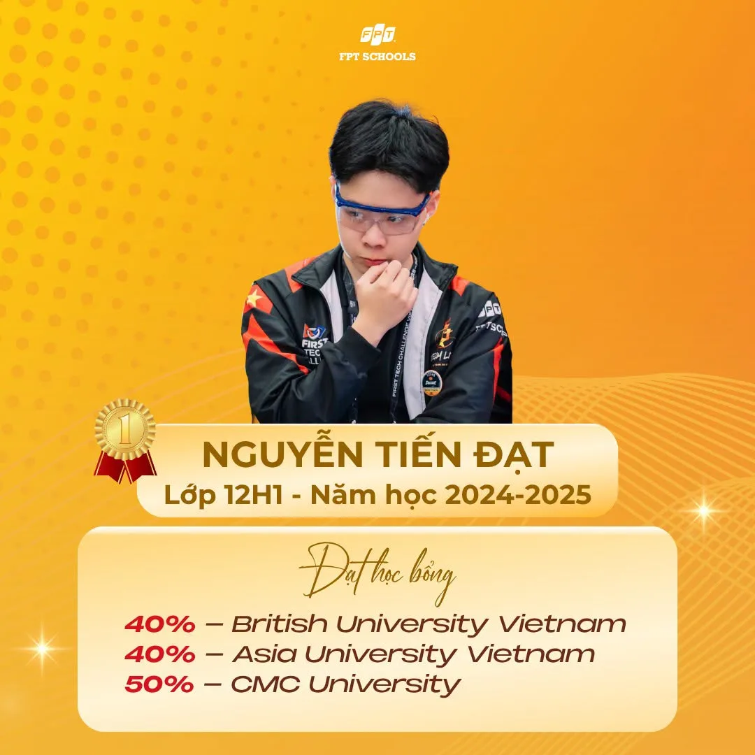 VINH DANH HỌC SINH KHÓA 1 VÀ KHÓA 2 FPT SCHOOL BẮC NINH RỰC RỠ MÙA HỌC BỔNG ĐẠI HỌC | FPT Schools