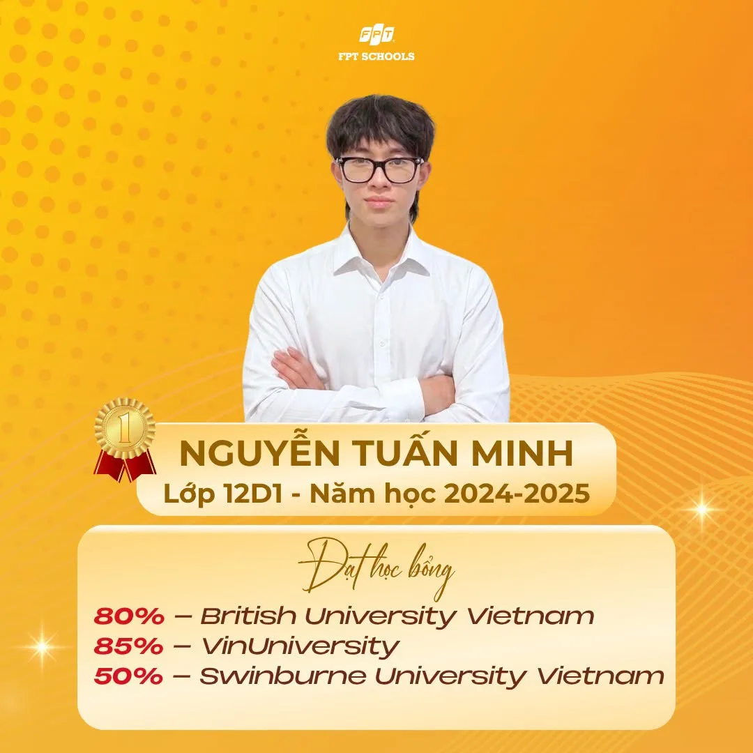 VINH DANH HỌC SINH KHÓA 1 VÀ KHÓA 2 FPT SCHOOL BẮC NINH RỰC RỠ MÙA HỌC BỔNG ĐẠI HỌC | FPT Schools