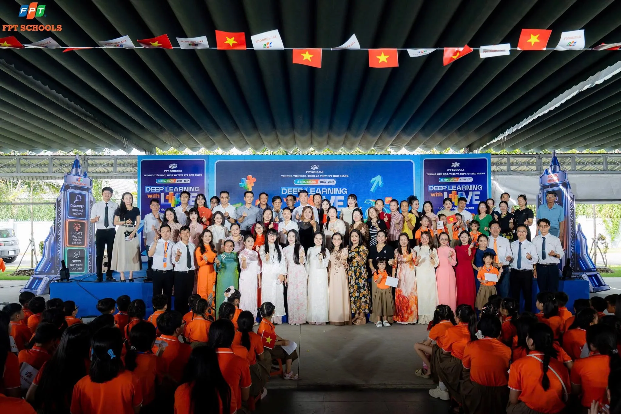 Lễ khai giảng FPT School Hậu Giang năm học 2026-2027: Học sâu cùng tình thương | FPT Schools
