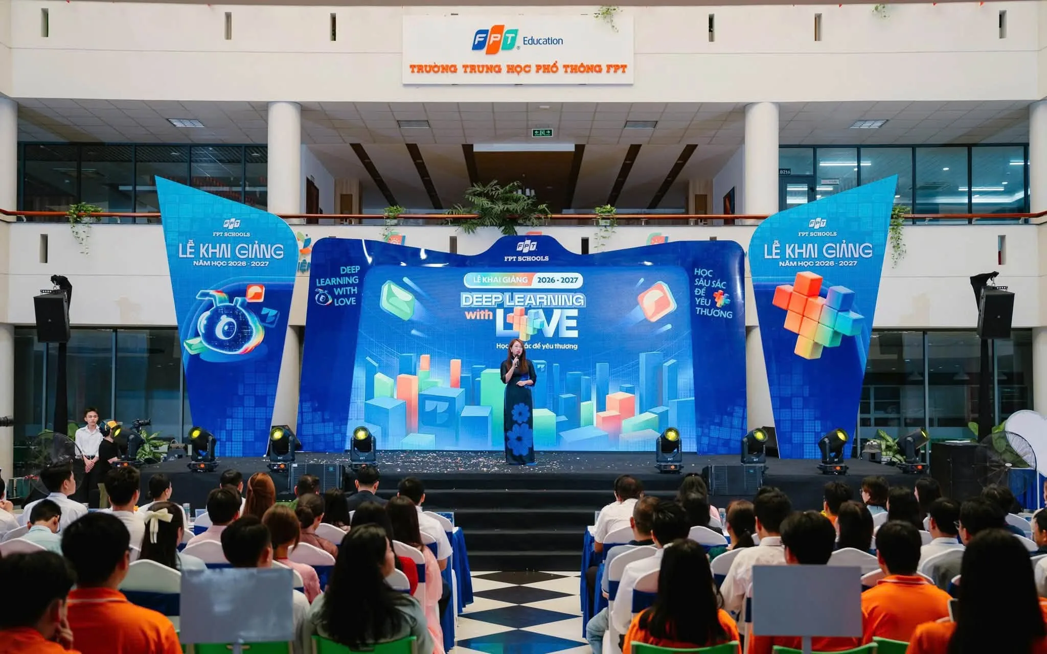 Lễ Khai giảng Phổ Thông FPT Cần Thơ Năm Học 2026-2027: Mở đầu hành trình "Deep Learning with Love" của hơn 700 Fschoolers | FPT Schools