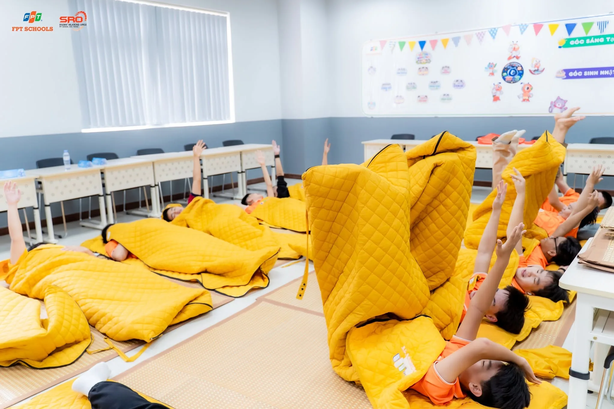 Ngủ trưa tại FPT School Sóc Trăng