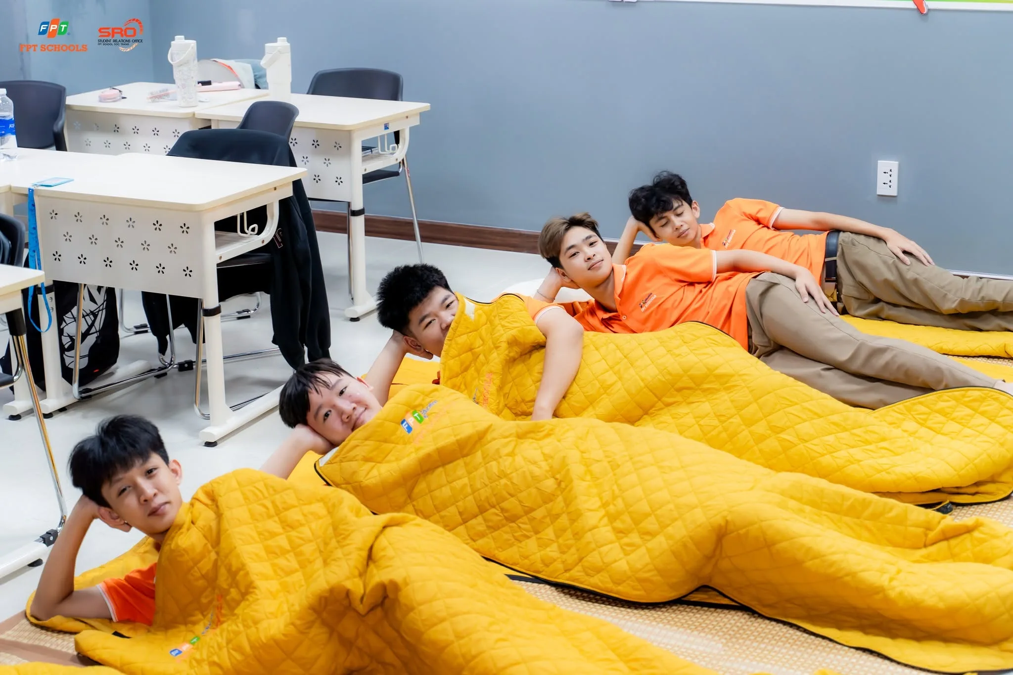 Ngủ trưa tại FPT School Sóc Trăng