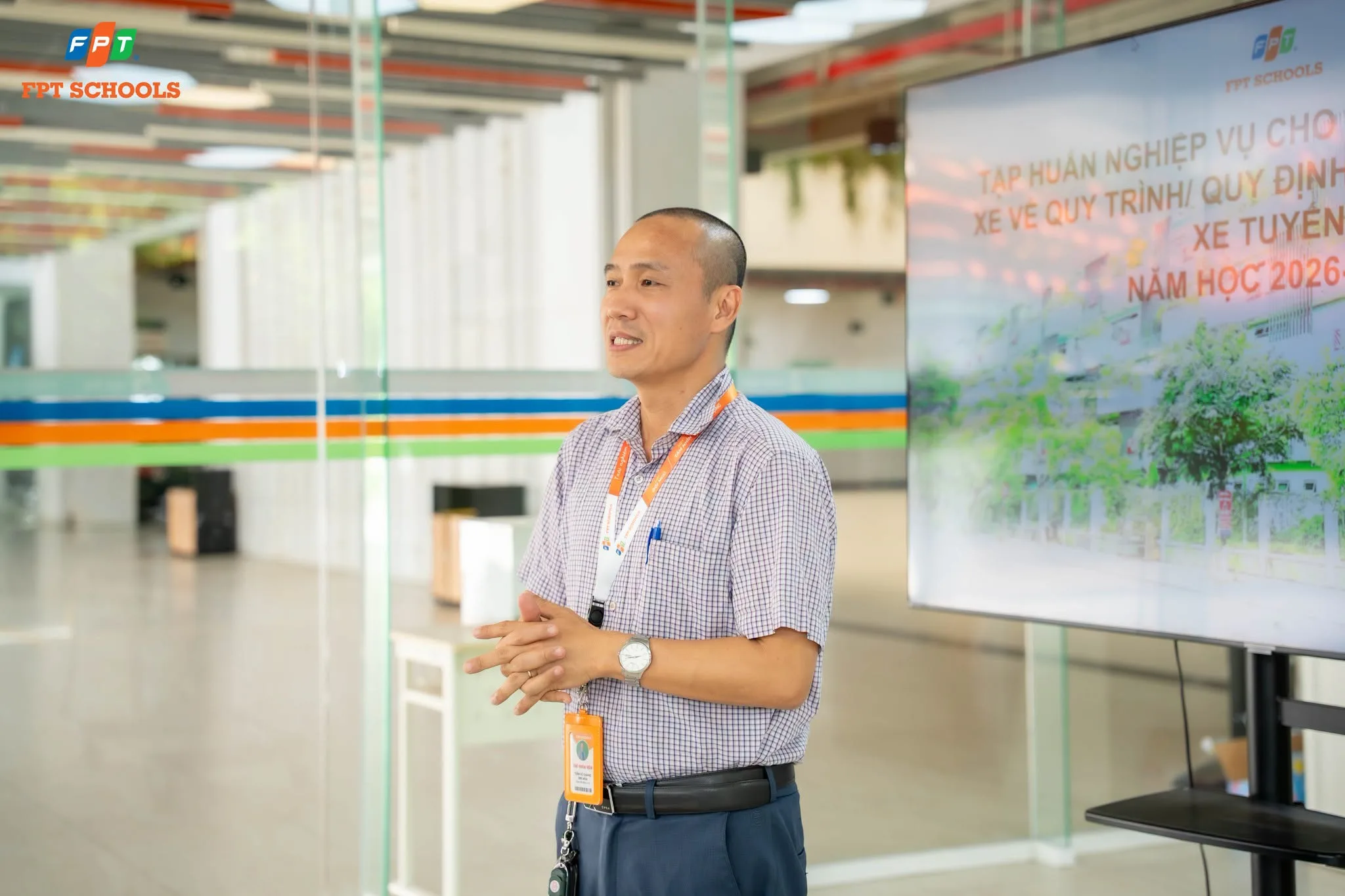 FPT School Bắc Ninh tập huấn xe tuyến năm học mới – Vạn dặm đường an toàn | FPT Schools