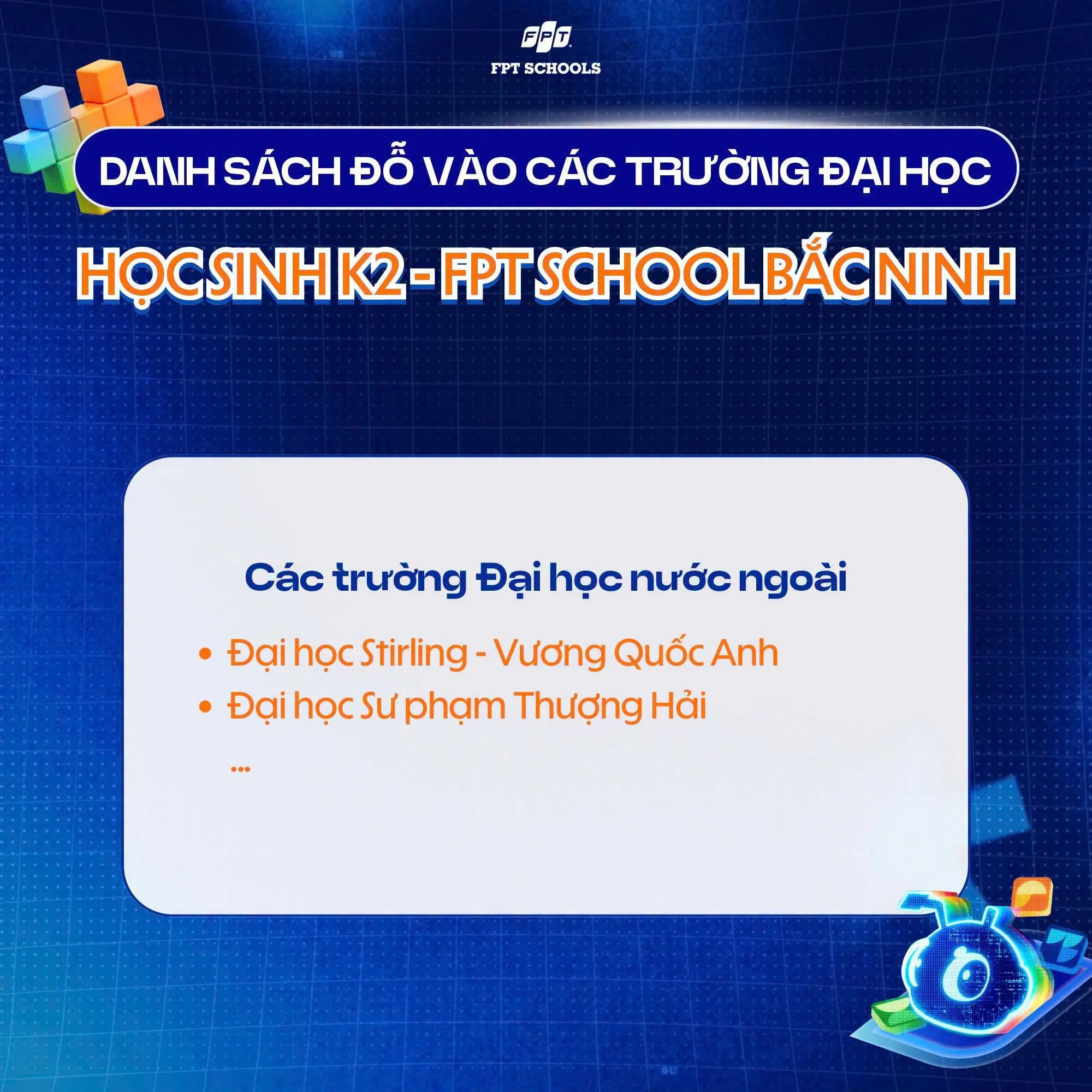 K2 FPT School Bắc Ninh – Những bước chân đầu tiên trên hành trình đại học | FPT Schools