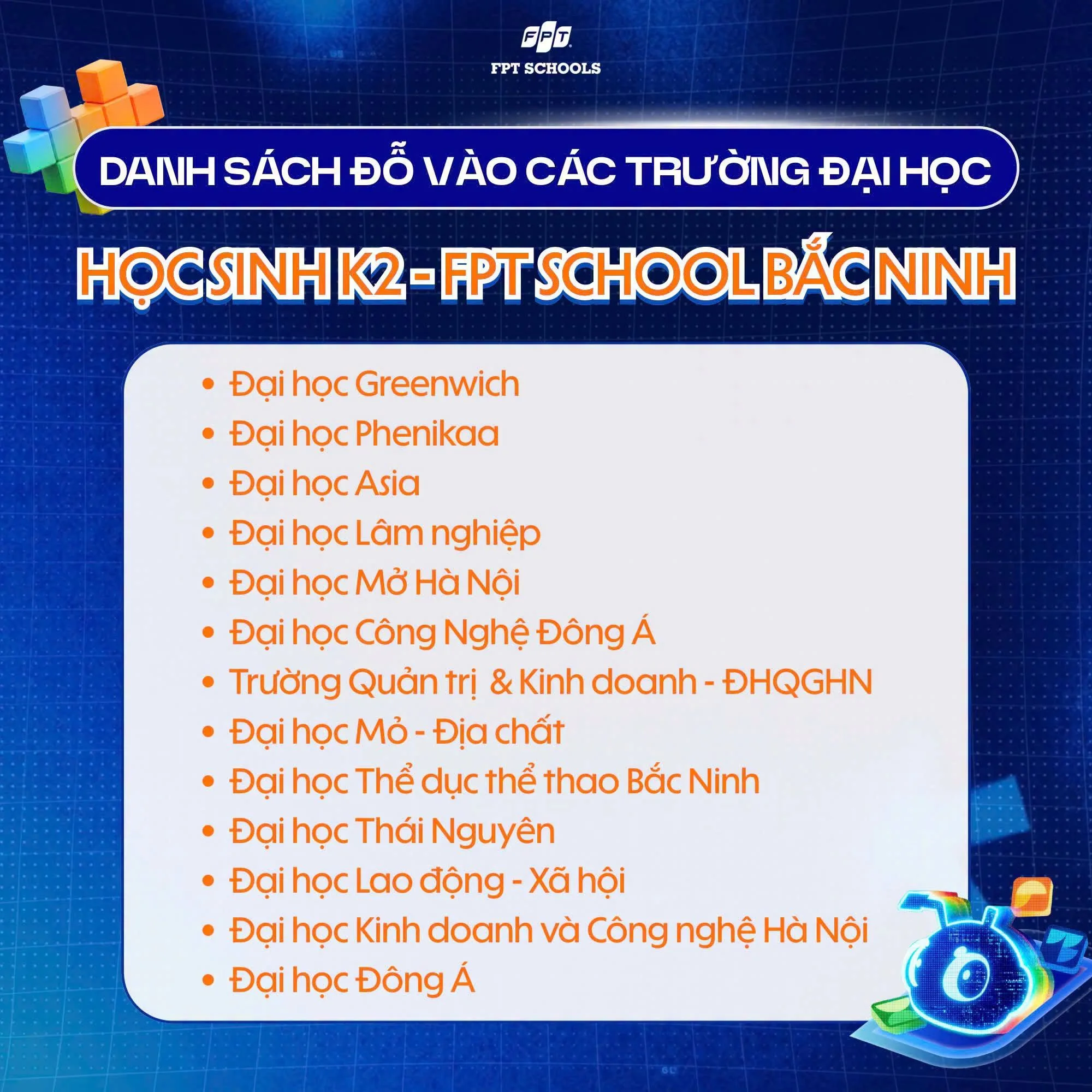 K2 FPT School Bắc Ninh – Những bước chân đầu tiên trên hành trình đại học | FPT Schools