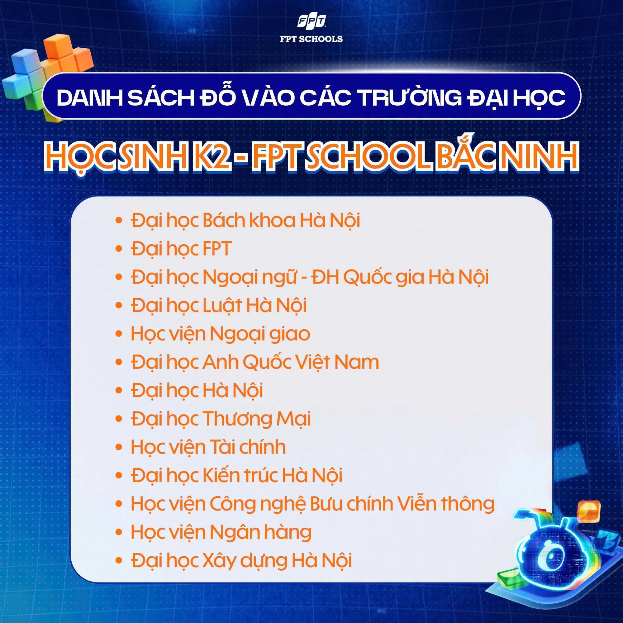 K2 FPT School Bắc Ninh – Những bước chân đầu tiên trên hành trình đại học | FPT Schools