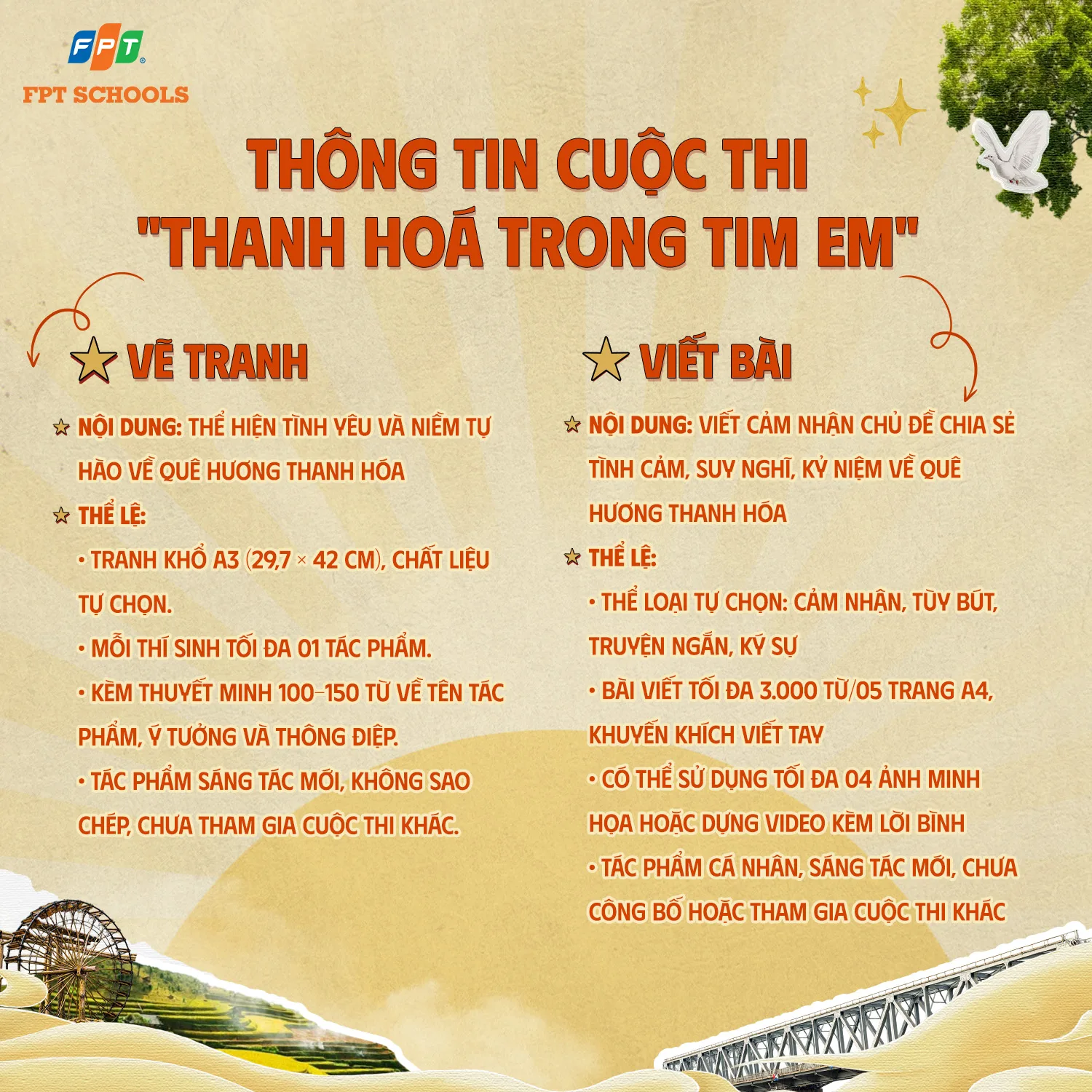 Thông tin cuộc thi "Thanh Hoá trong trái tim em"
