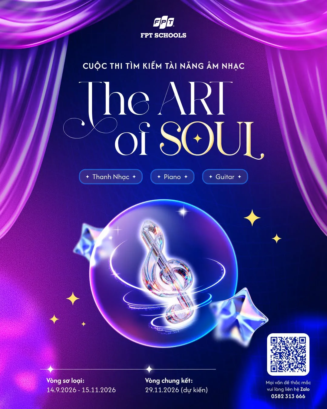 FPT School Bắc Ninh phát động cuộc thi The Art Of Soul - Tìm kiếm tài năng Âm nhạc | FPT Schools