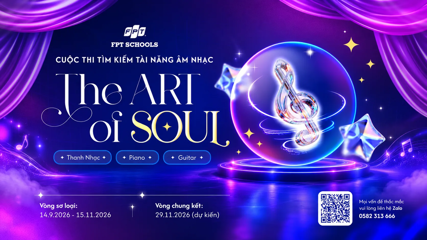 FPT School Bắc Ninh phát động cuộc thi The Art Of Soul - Tìm kiếm tài năng Âm nhạc | FPT Schools