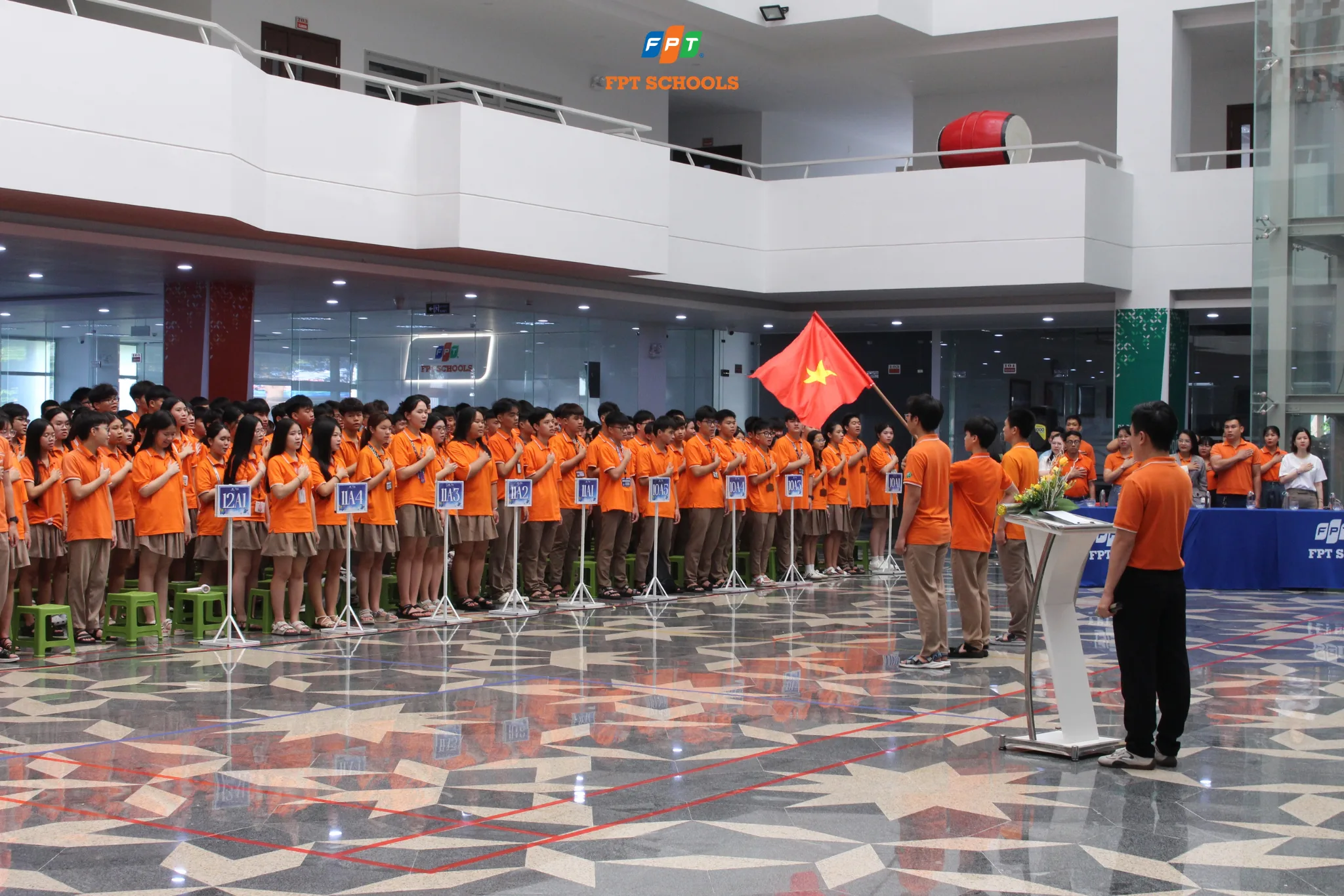 Lễ chào cờ tháng 10 Trường THPT FPT Quy Nhơn