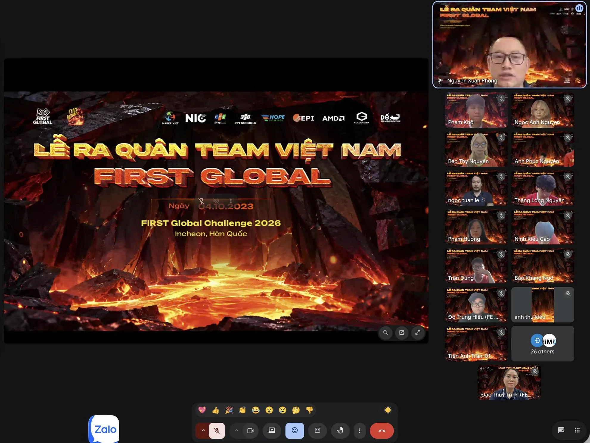 Lễ xuất quân Đội tuyển Việt Nam dự FIRST® Global Challenge 2026: Mang trí tuệ và màu cờ Việt Nam đến Incheon | FPT Schools