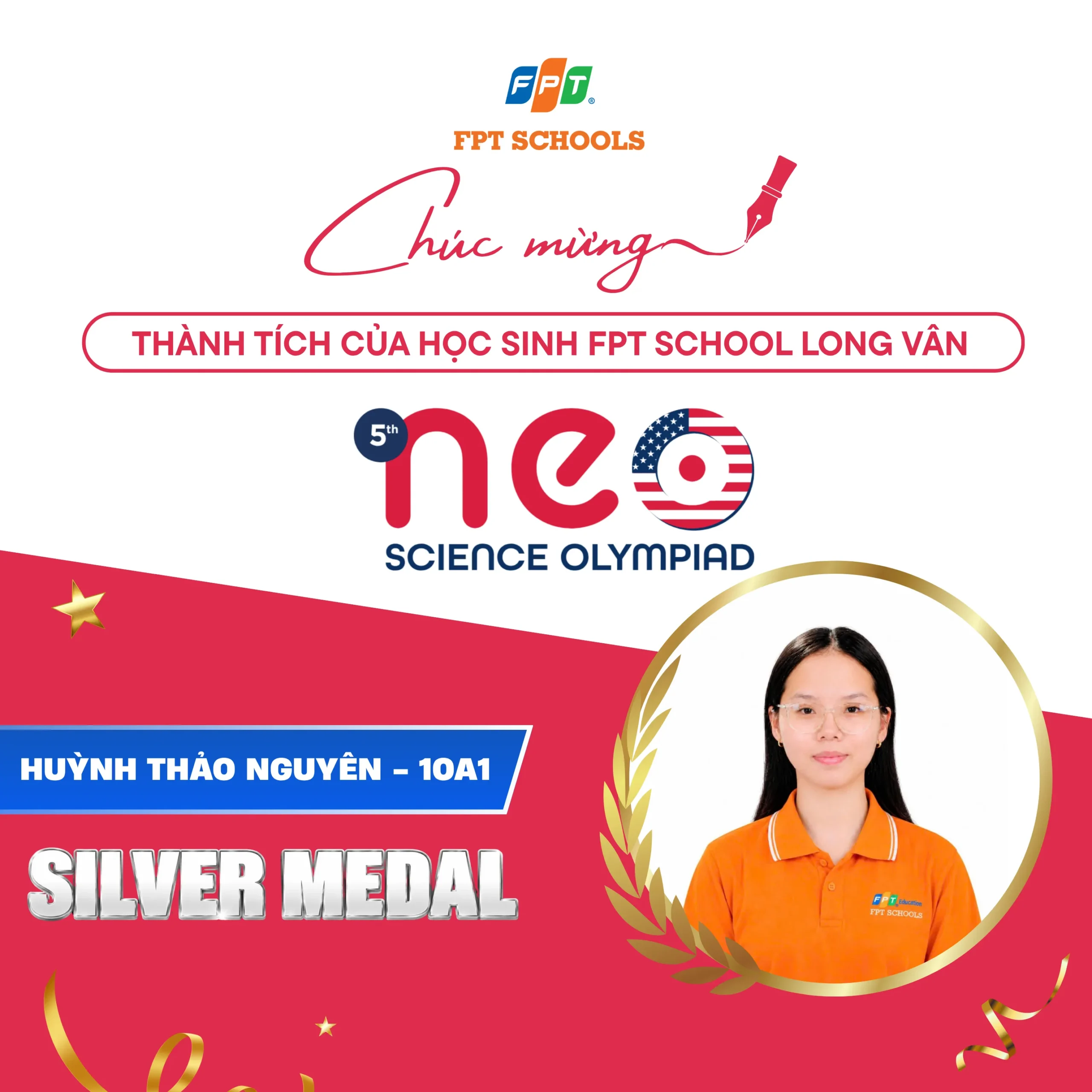 Học sinh FPT School Long Vân ghi dấu ấn tại NEO Science Olympiad 2026-2027, hướng tới Vòng Chung kết tại Mỹ | FPT Schools