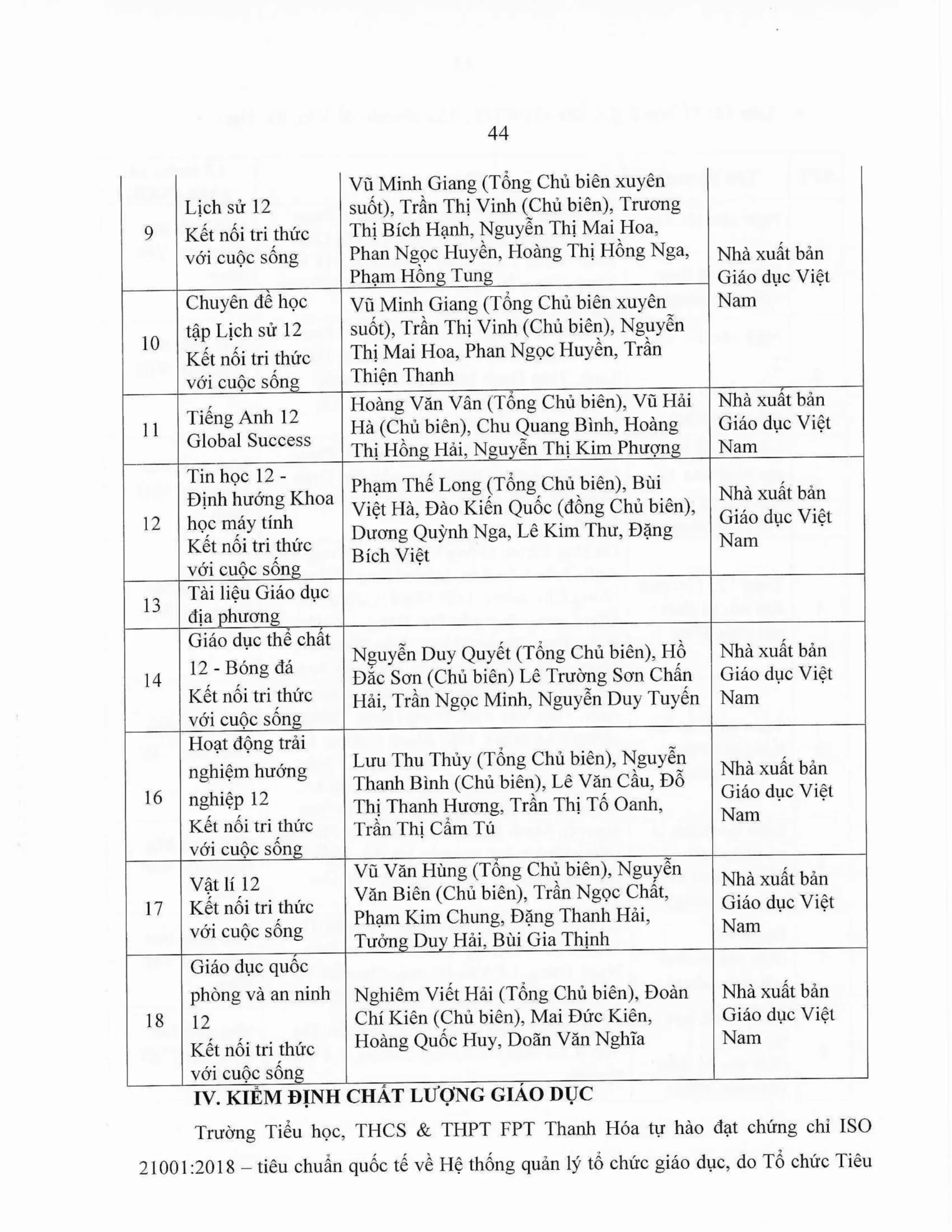 Báo cáo thường niên năm học 2025-2026 FPT School Thanh Hoá | FPT Schools