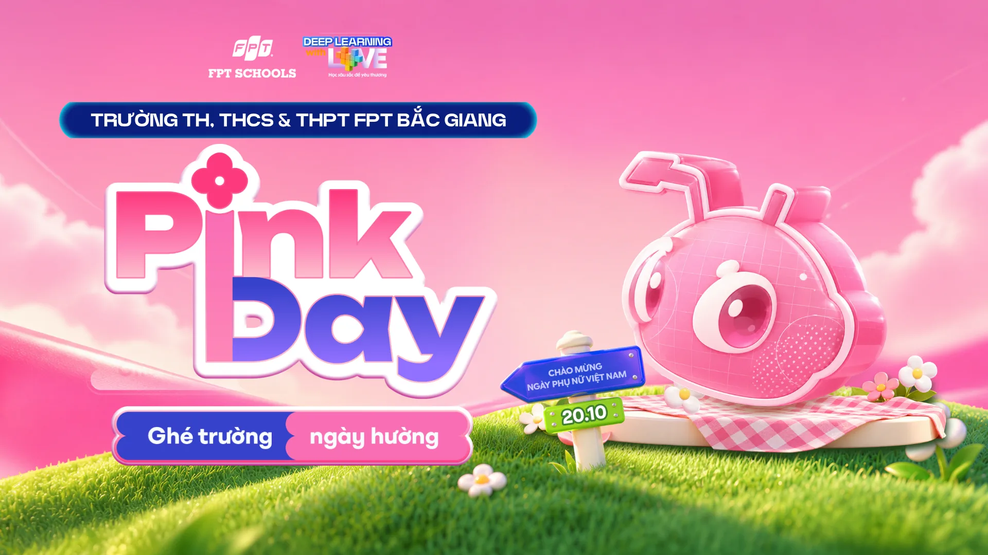 THỂ LỆ CUỘC THI: GHÉ TRƯỜNG NGÀY HƯỜNG - PINK DAY 2026 | FPT Schools