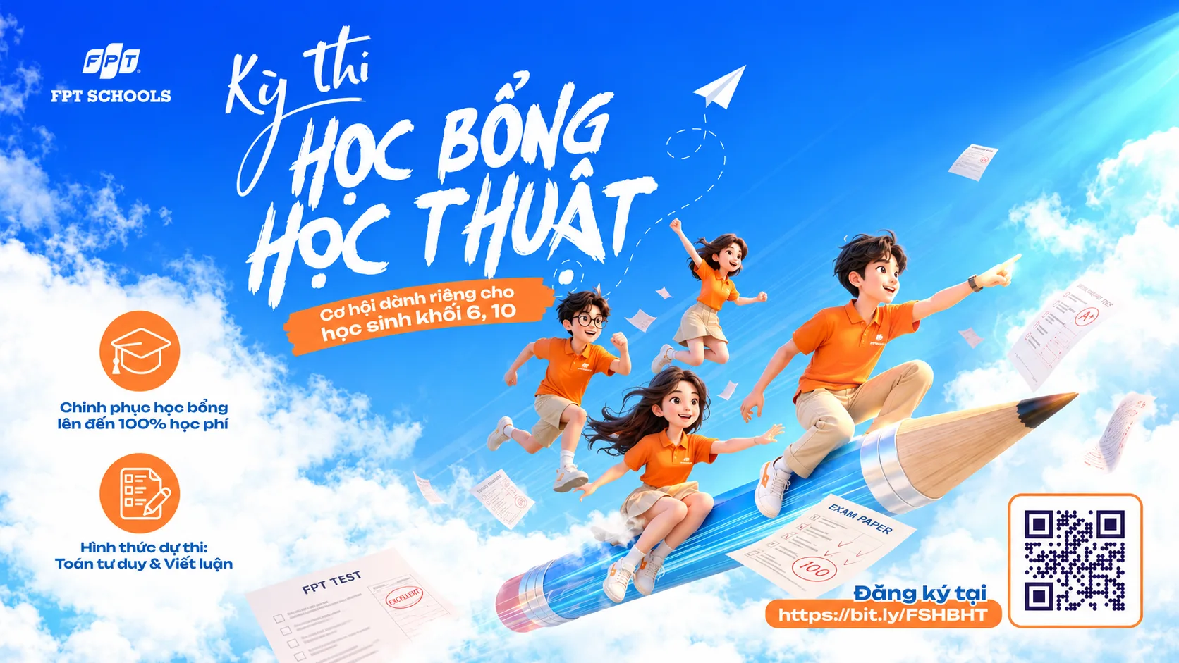 Học bổng học thuật fpt school Huế