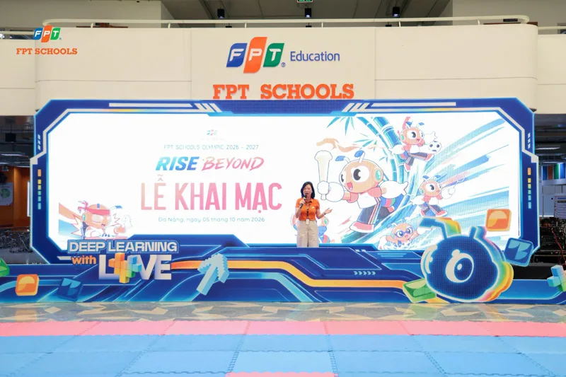 Khai mạc Hội thao FPT Schools Olympic 2026–2027: “RISE BEYOND - FPT Education Khai mạc Hội thao FPT Schools Olympic 2026–2027: “RISE BEYOND | FPT Schools