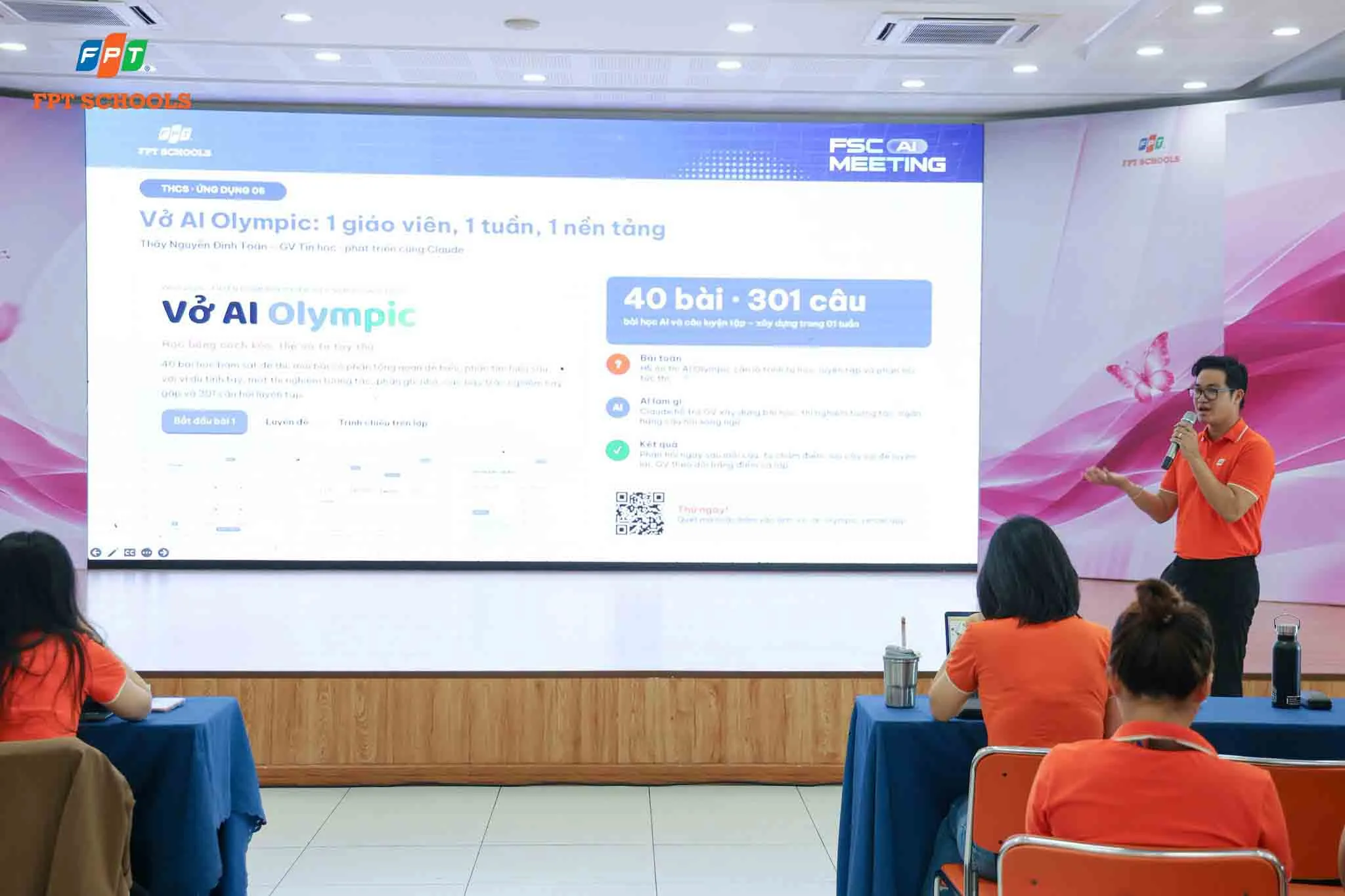 FSC AI MEETING: Đội ngũ cán bộ, giáo viên FPT School Đà Nẵng lan tỏa tinh thần Learning for Life, bứt phá cùng AI | FPT Schools