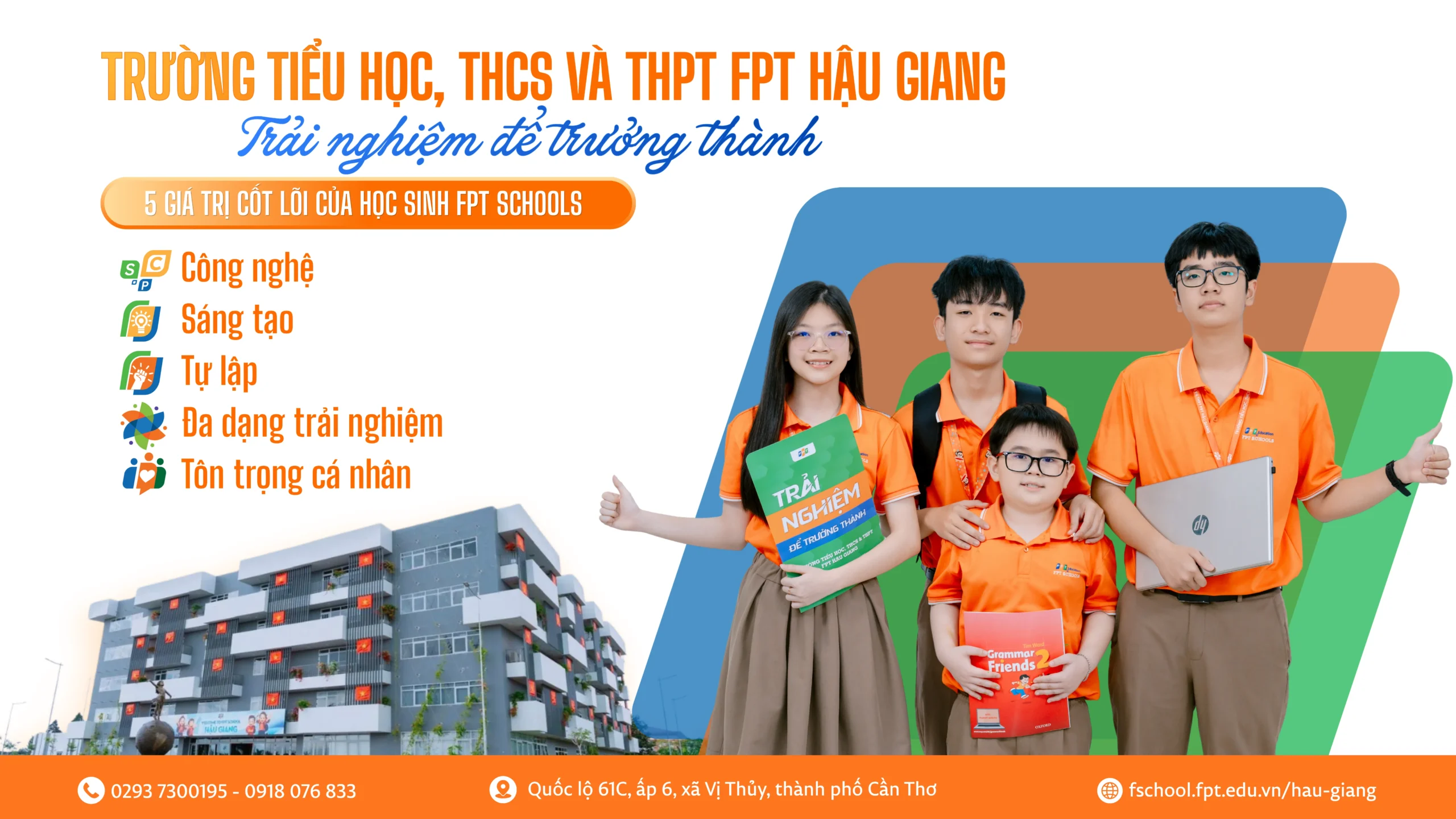 Trường Tiểu học, THCS và THPT FPT Hậu Giang | FPT Schools