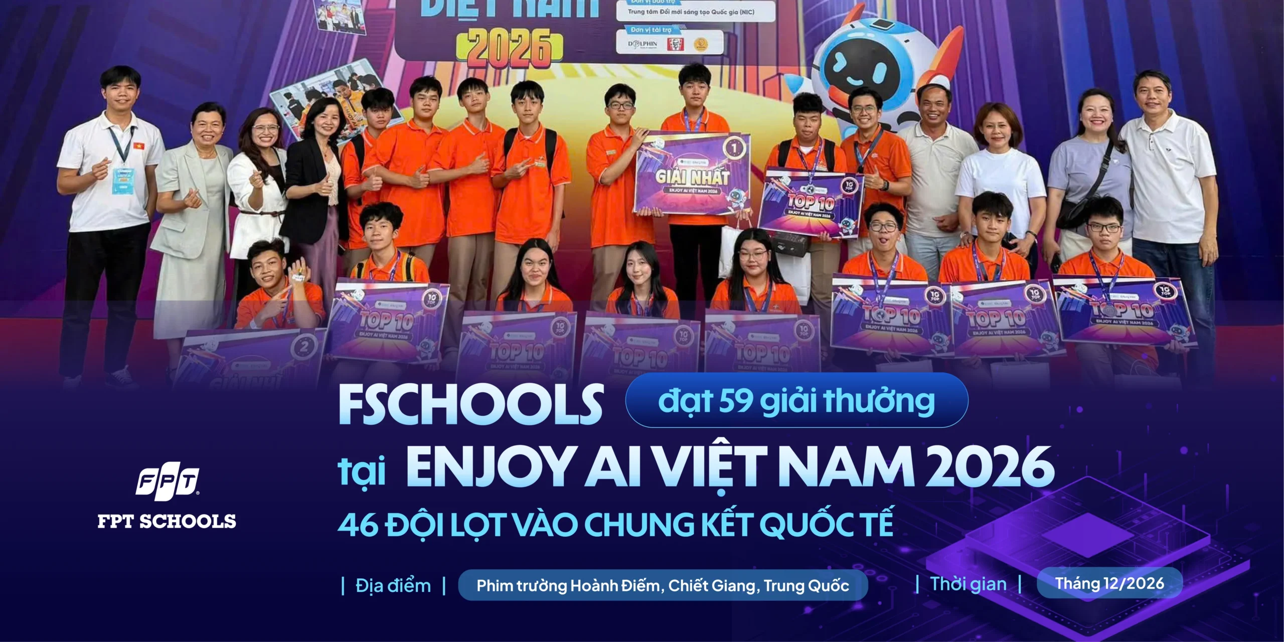 FPT Schools giành 59 giải thưởng tại Enjoy AI Việt Nam 2026 | FPT Schools
