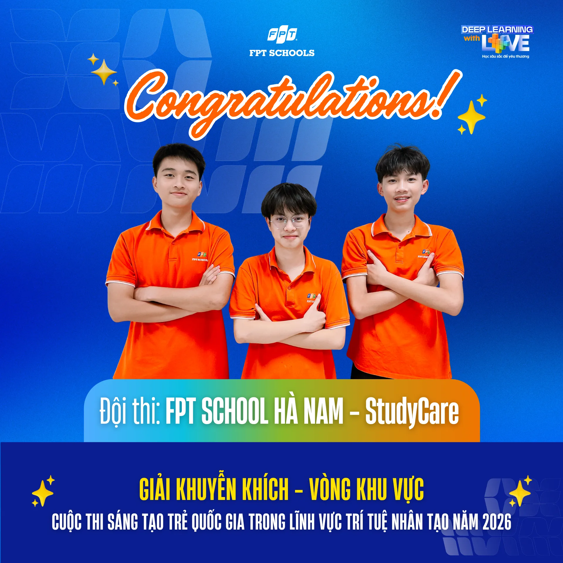 Học sinh FPT School Hà Nam đạt Giải Khuyến khích
