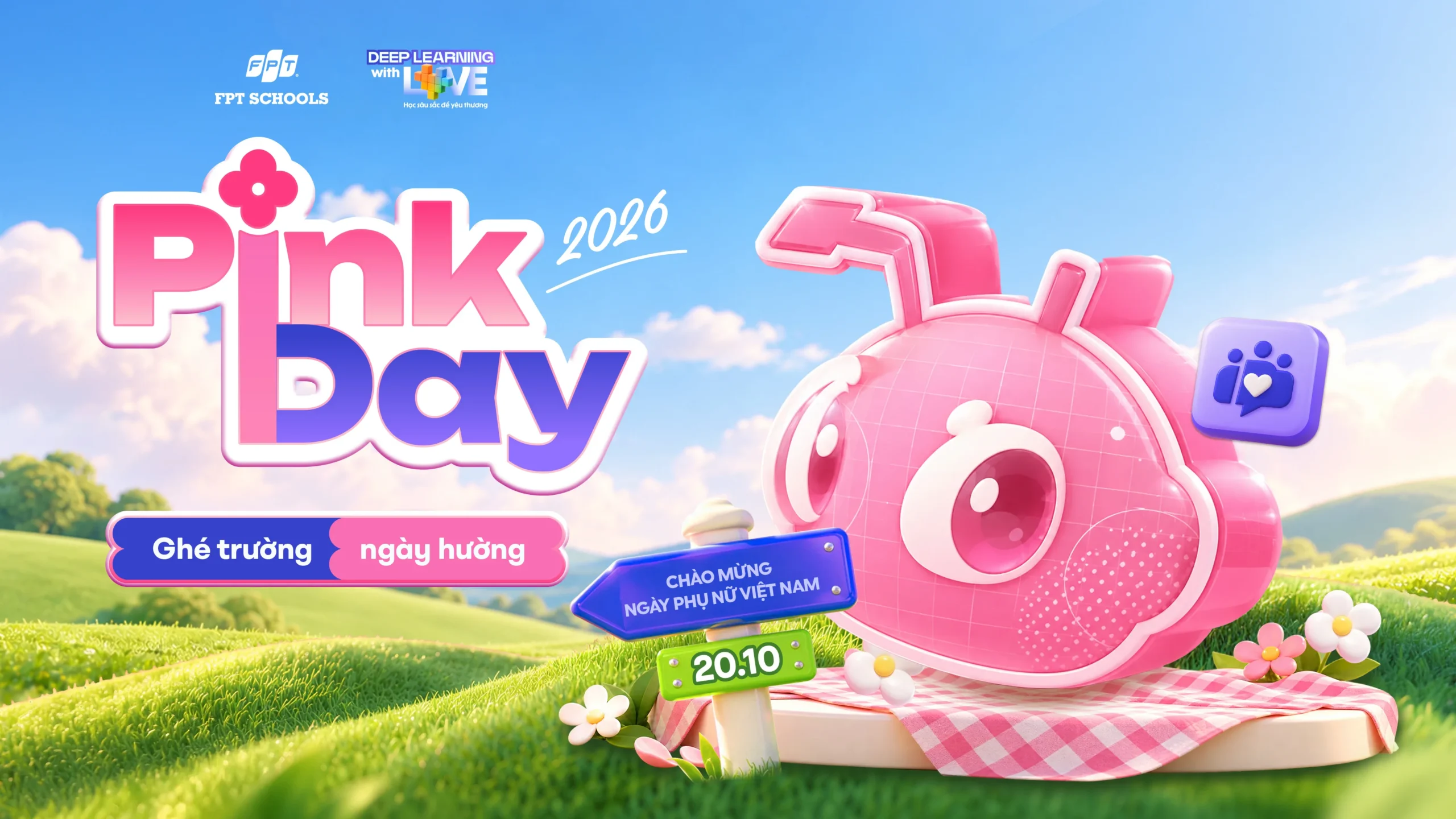 Ngày Phụ nữ Việt Nam 20.10 tại FPT School Millennia