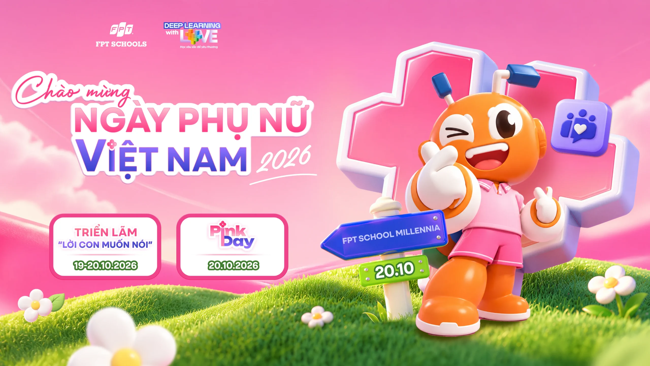 Ngày Phụ nữ Việt Nam tại FPT School Millennia