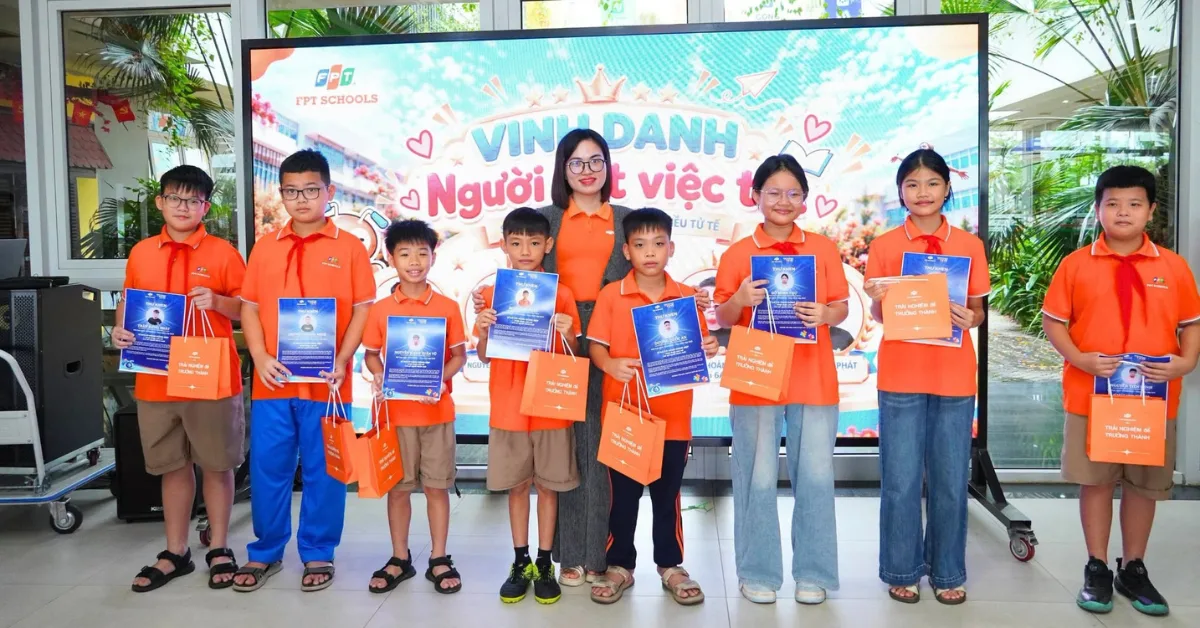 Sinh hoạt dưới cờ Khối THCS tại FPT School Hà Nam: Học hỏi, kết nối và lan toả giá trị tích cực | FPT Schools