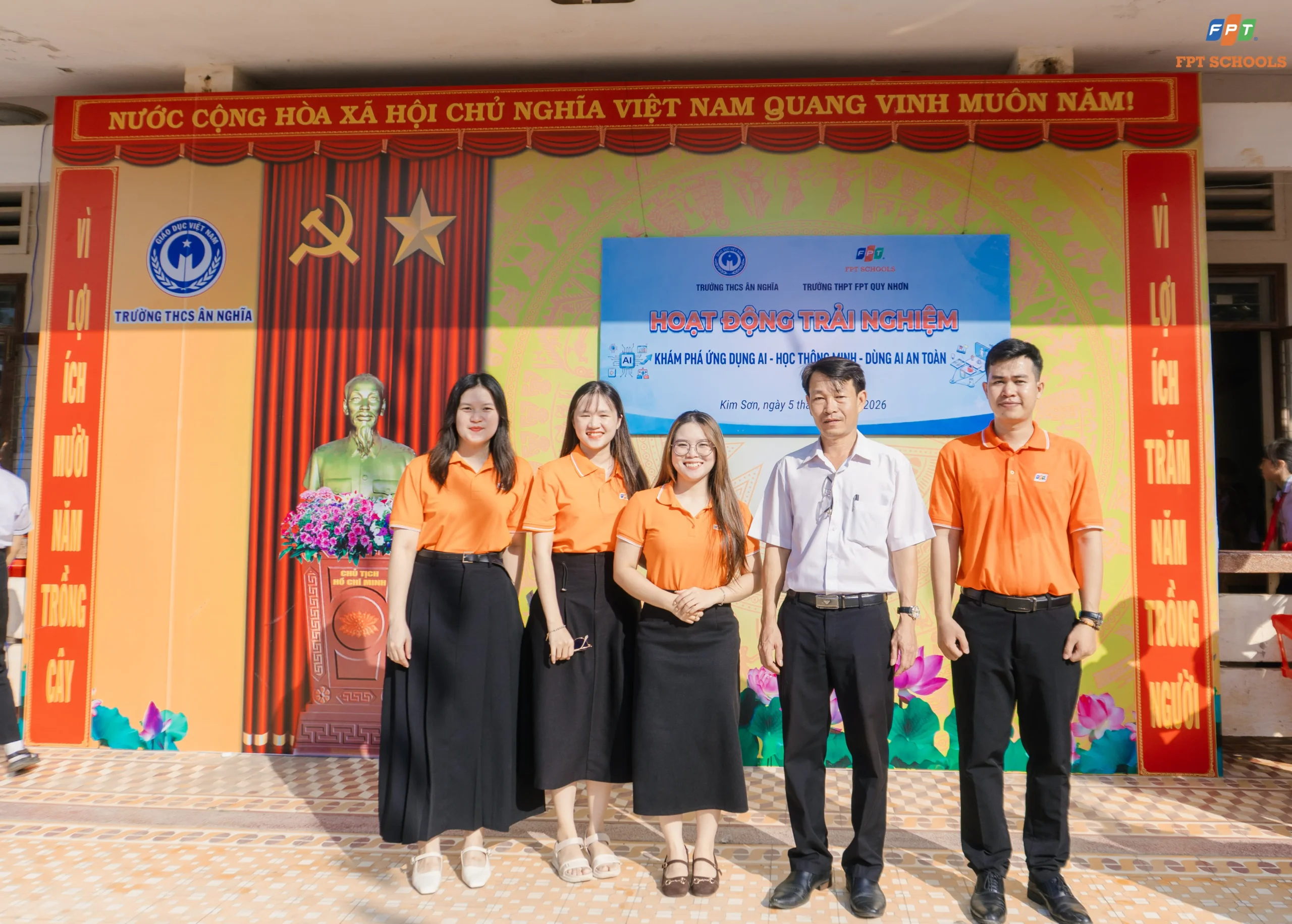 Ứng dụng AI trong học tập – Chuyên đề tại Trường THCS Ân Nghĩa | FPT Schools