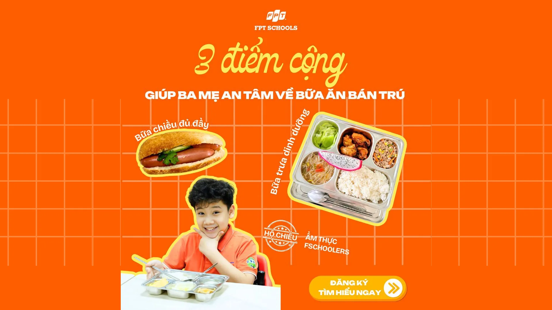 3 điểm cộng giúp ba mẹ an tâm về bữa ăn bán trú FPT School Hải Phòng | FPT Schools